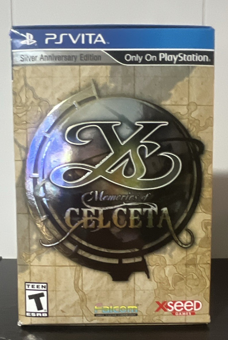 XSEED Games Ys: Memories of Celceta Silver Anniversary Edition PS Vita T 2013