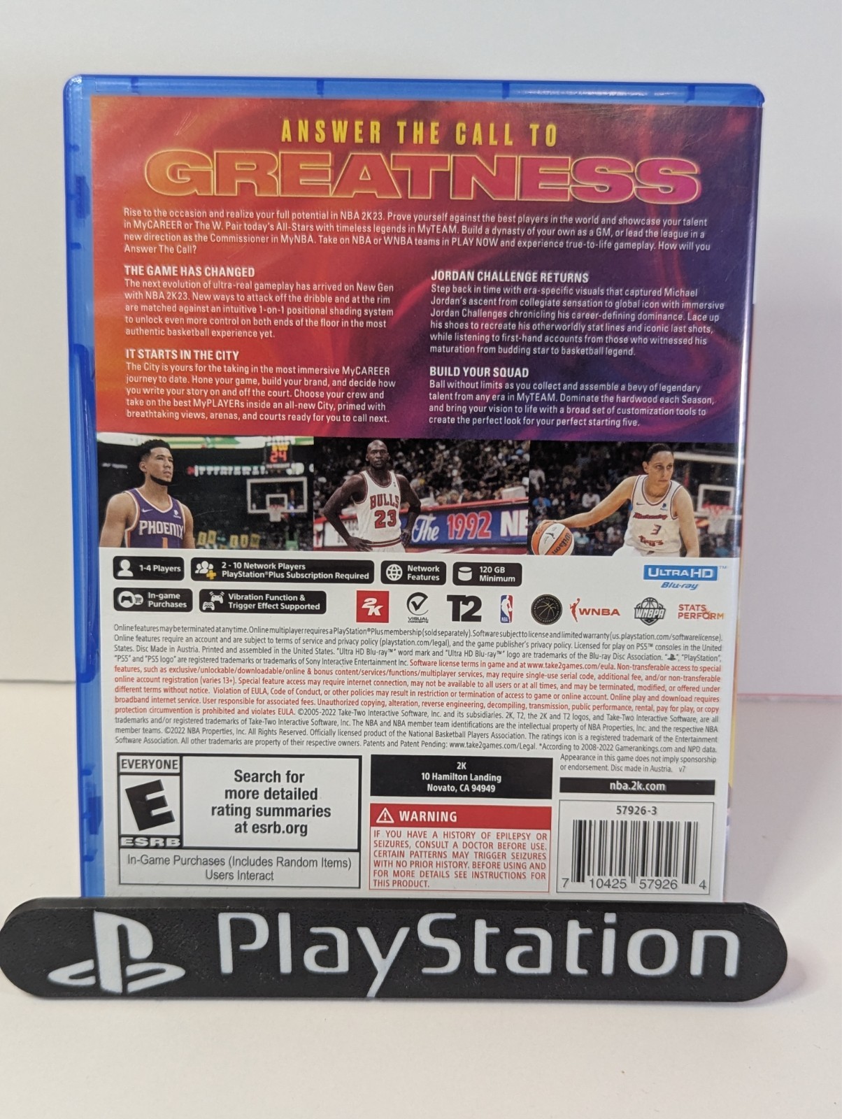 NBA 2K23 – Playstation 5 PS5 Pristine – Cleaned, Tested, Working! See pics!