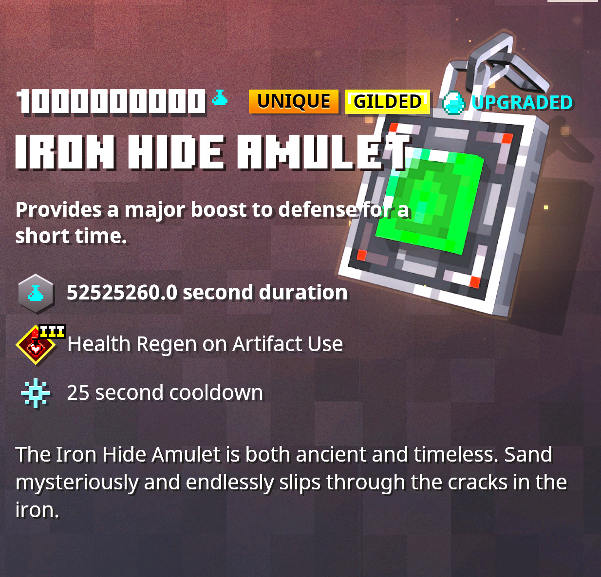 Minecraft Dungeons – Renegade Armor Tank Build Modded (Cross-play) (6 Items)