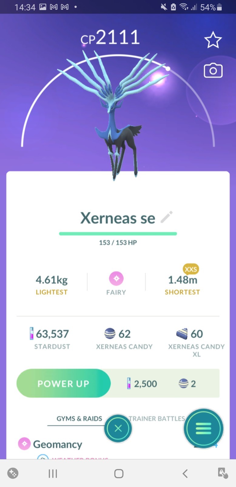 Xerneas XXS ✨Pokemon Go✨