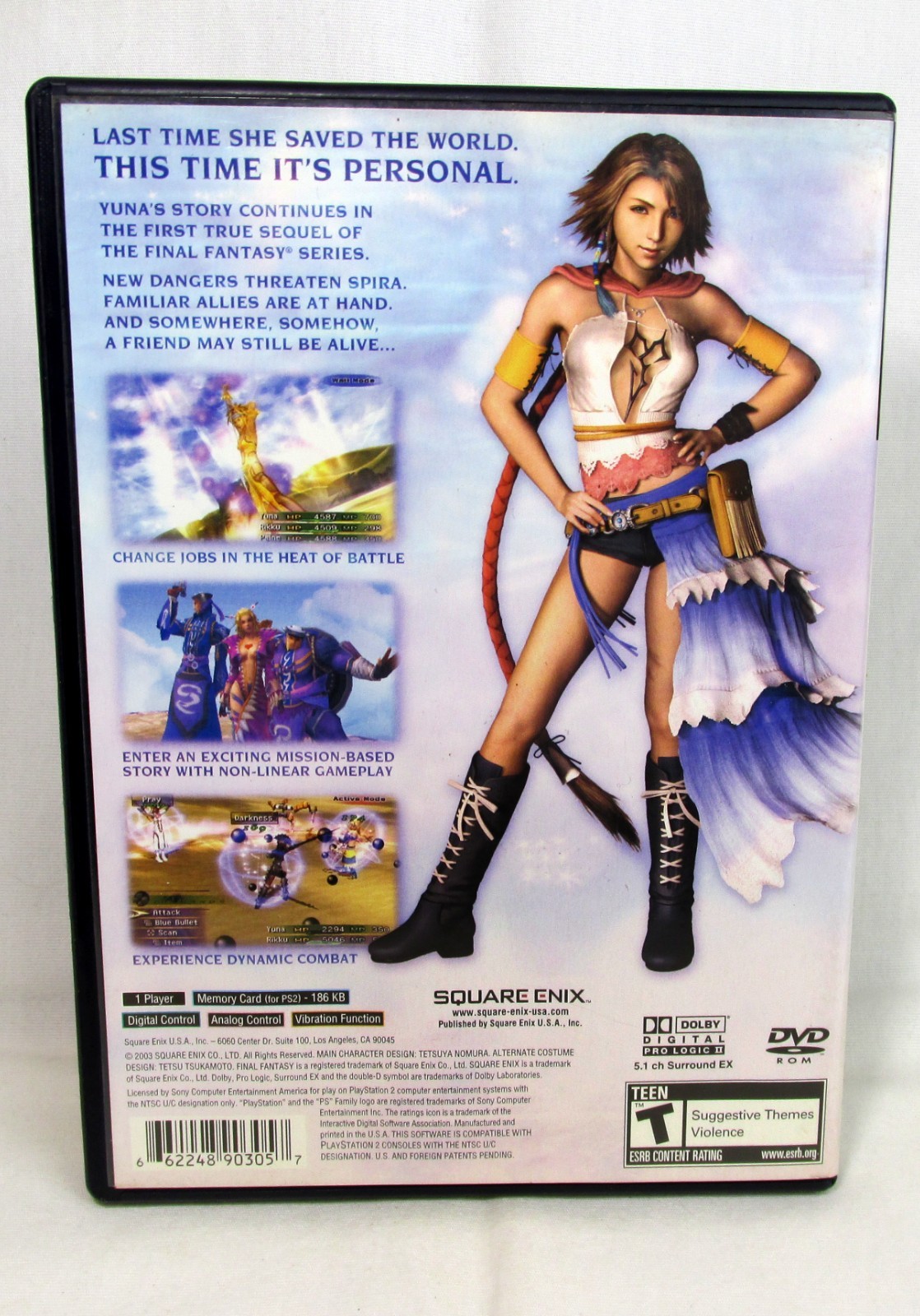 Final Fantasy X-2 (Sony PlayStation 2, 2003 PS2) Complete Good Condition Tested