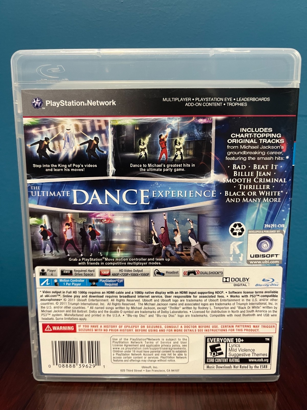 Michael Jackson The Experience (Walmart Edition) PS3 CIB Manual Tested Cleaned