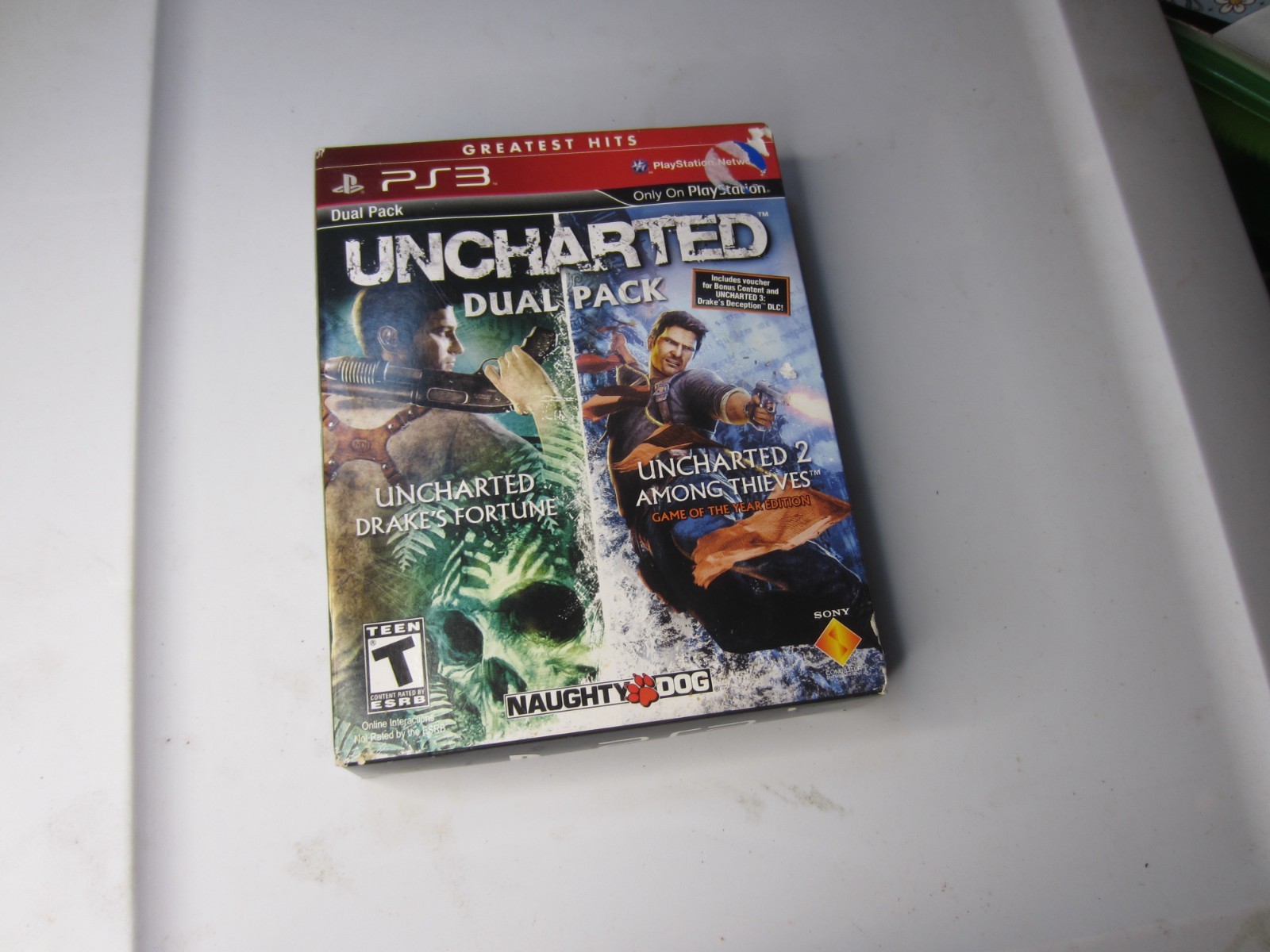 Uncharted Dual Pack (Sony PlayStation 3, 2011) 2 GAMES FAST SHIPPING