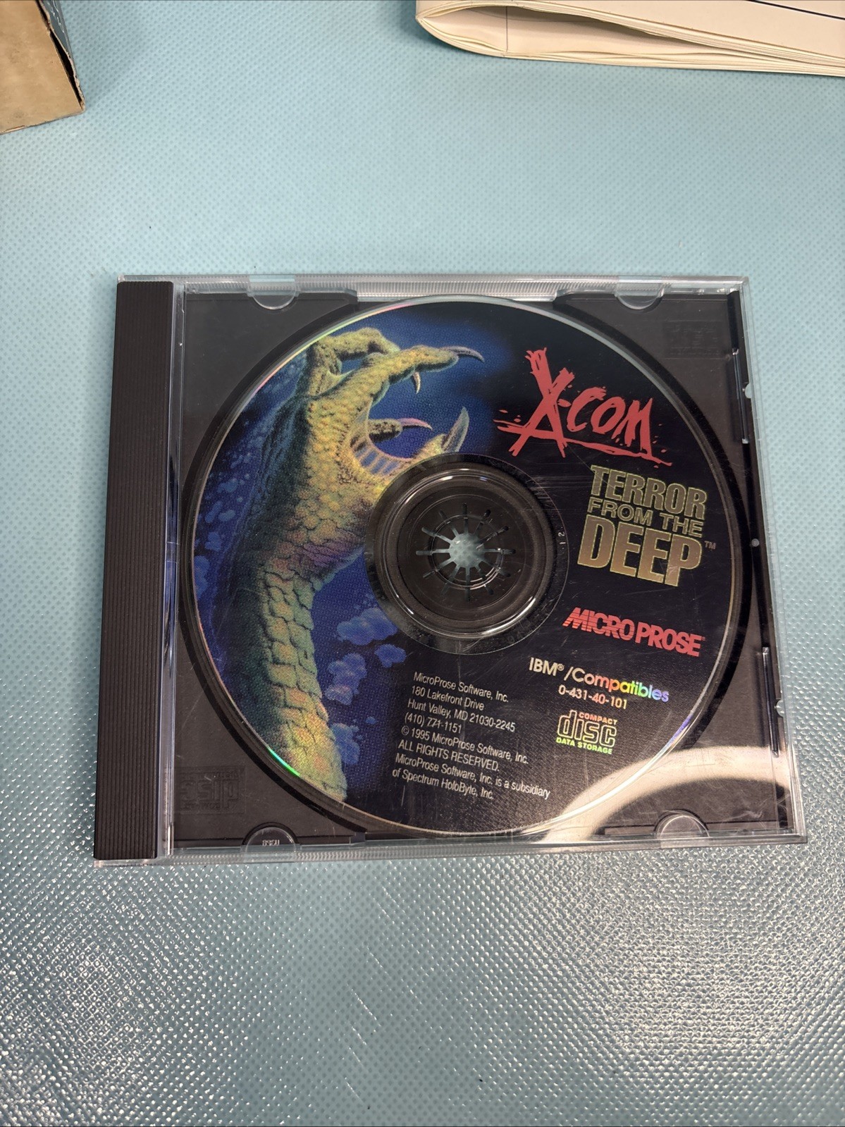 X-COM Terror From the Deep PC Big Box MicroProse w/ Manual Inserts COMPLETE