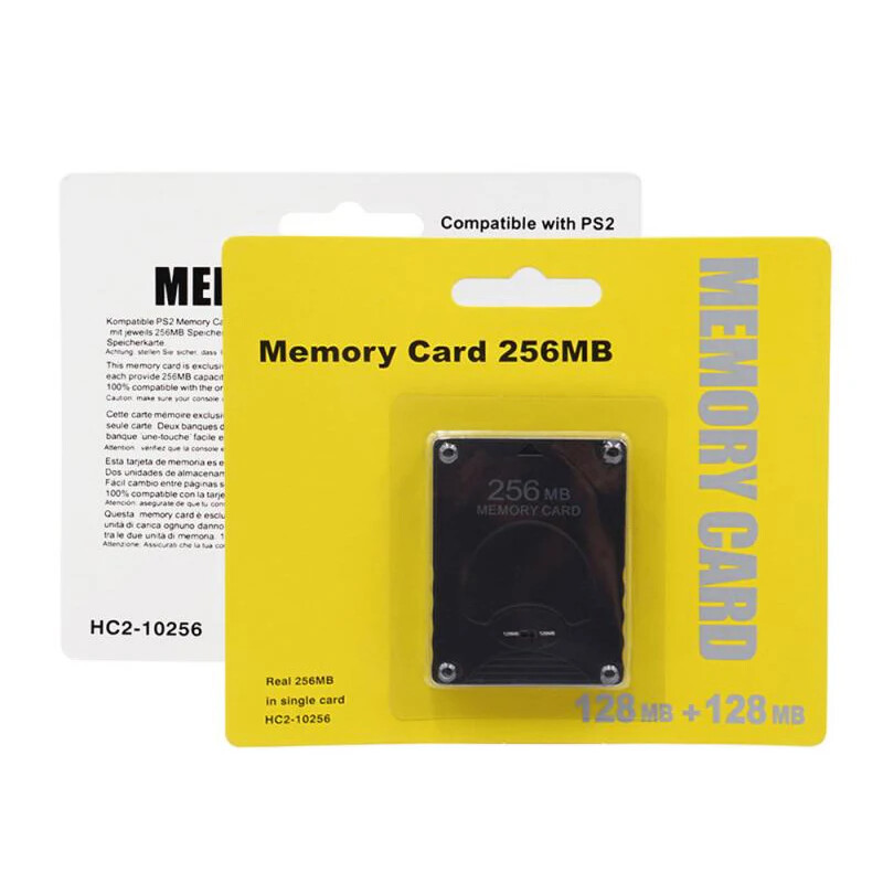 Premium 64 128 256 MB Memory Card Expansion Suitable for Micro SD for Sony PS2