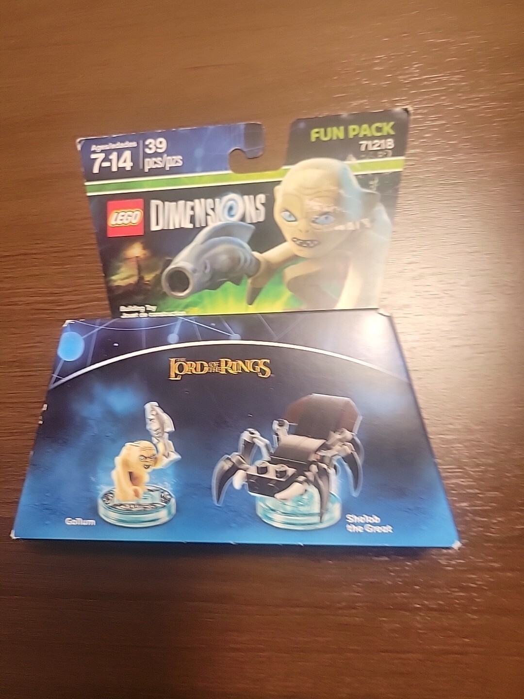 NEw Sealed Lego Dimensions 71218 Fun Pack Gollum Lord of Rings Shelob Golem
