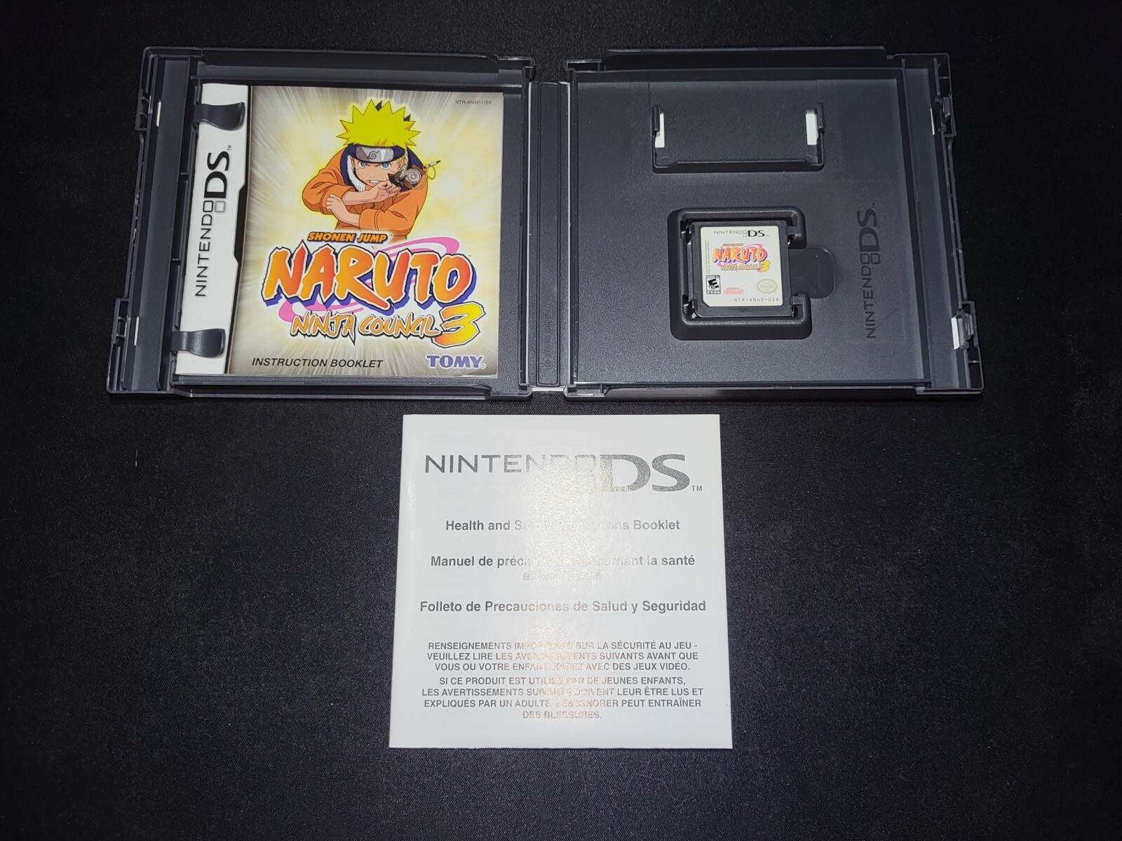 Naruto: Ninja Council 3 Tomy Nintendo DS NRMT condition COMPLETE n box!