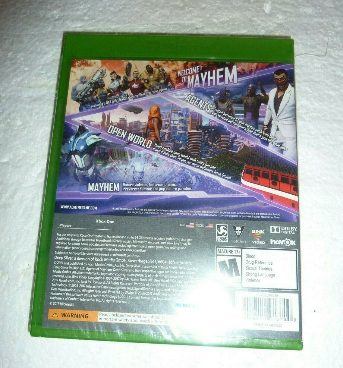 New Factory Sealed Agents of Mayhem Legal Action Pending Xbox One S-48
