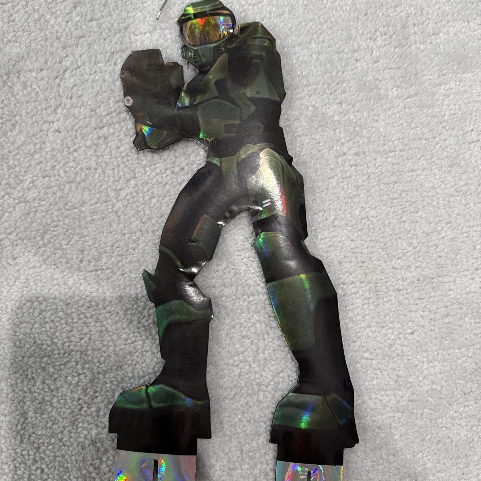 Halo Combat Evolved GameStop Retail Store Standee- Unfolded But Smoke Damage