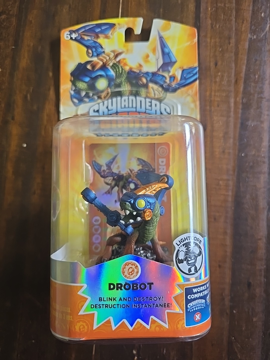 2012 Vtg Skylanders Giants Drobot Character Figure Brand New In Package Sealed