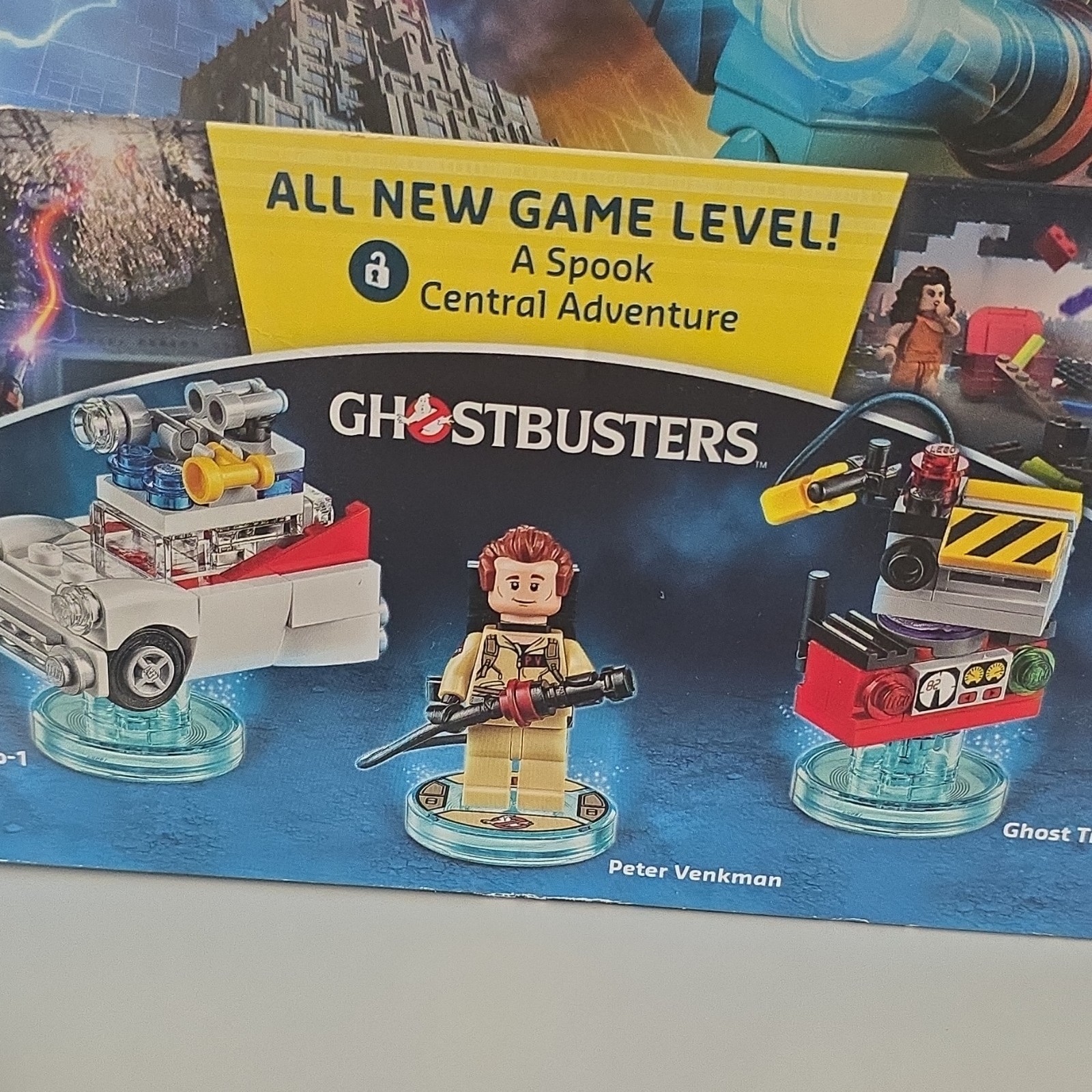 LEGO Dimensions Ghostbusters Level Pack 71228 Peter Venkman Ecto-1 Trap 2015