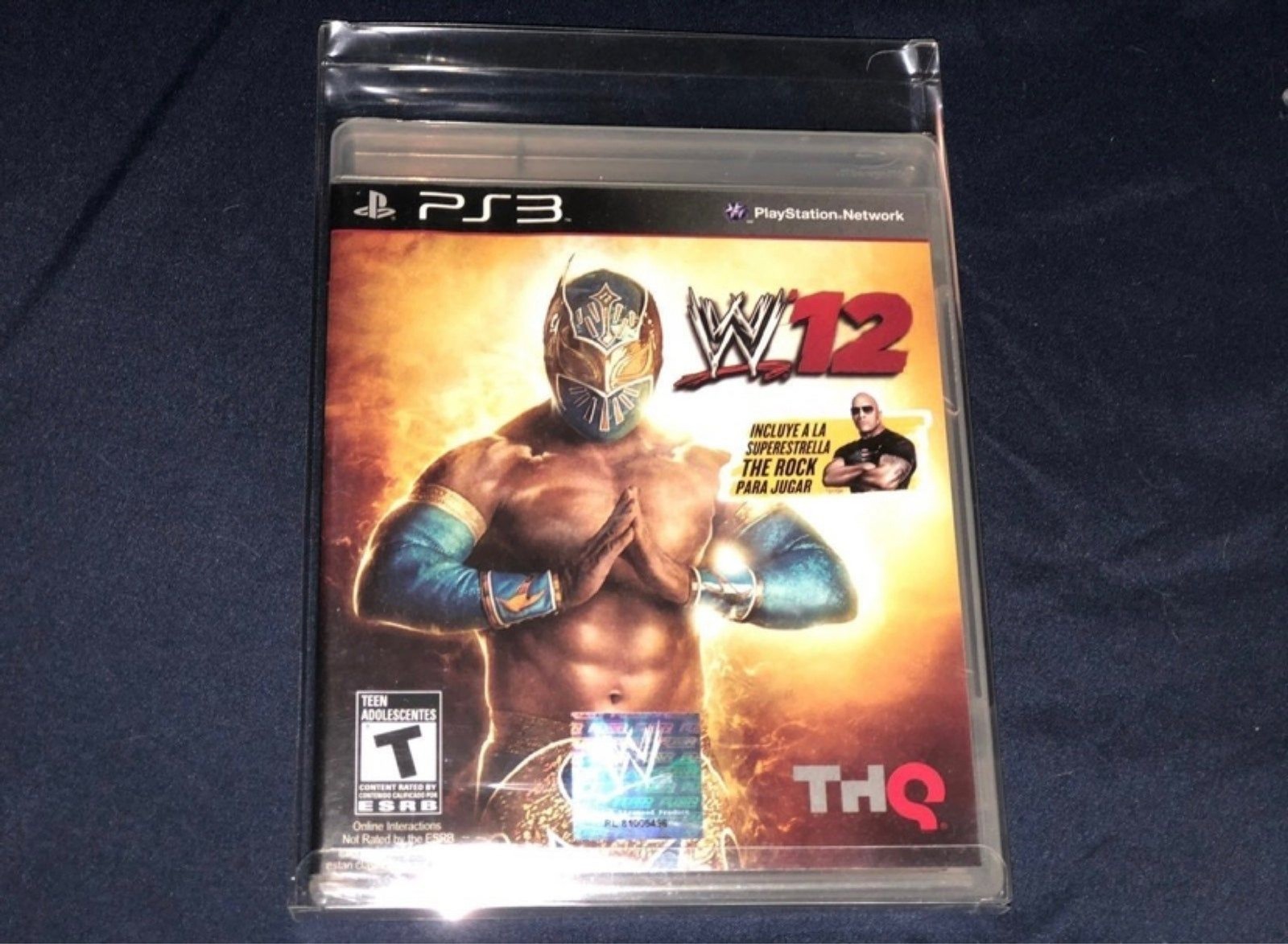 WWE ’12 MEXICO RELEASE Cover Art Variant Sealed PS3 Sin Cara