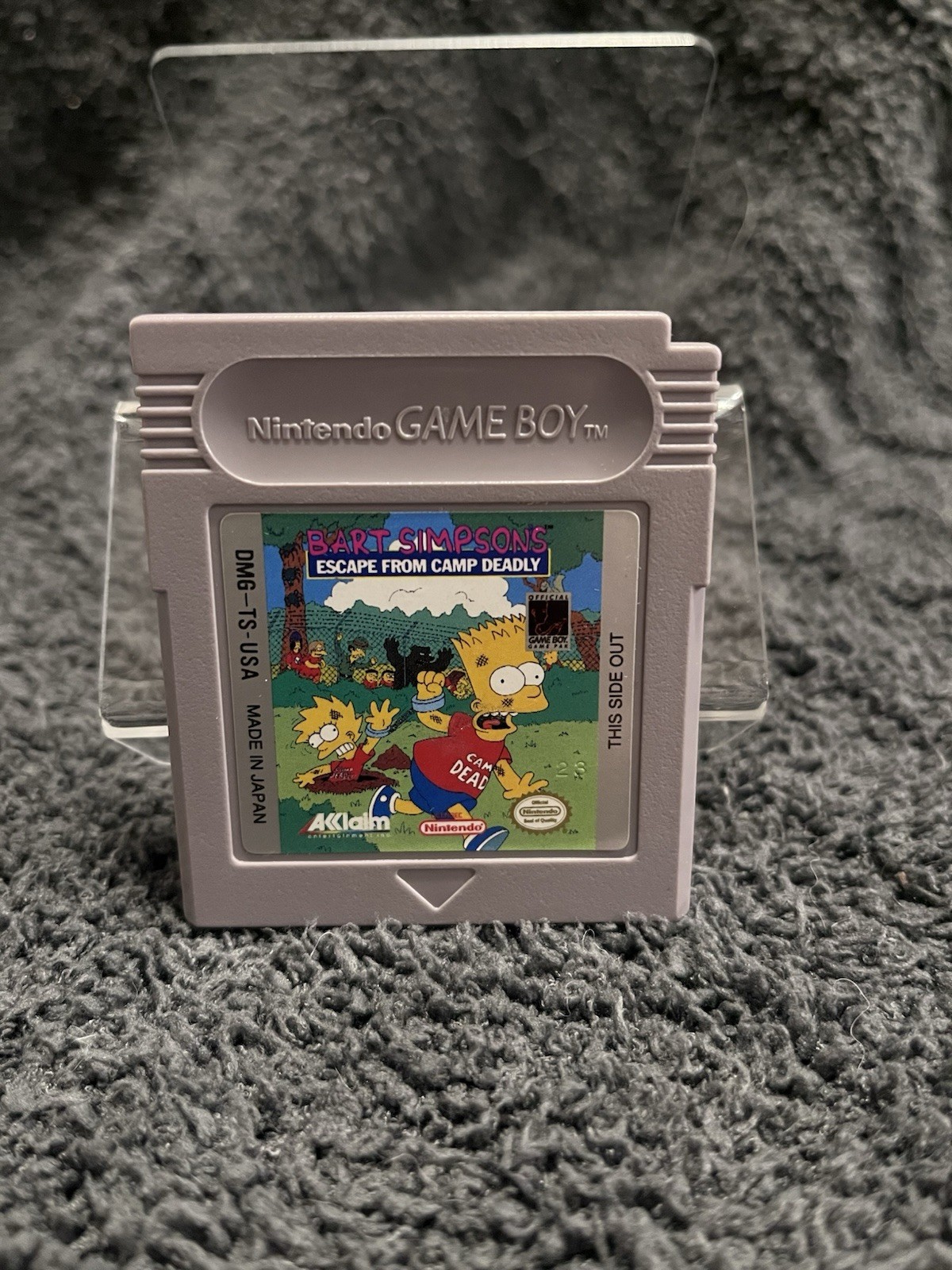 Nintendo Game Boy Authentic Cartridge💎 Bart Simpson’s Escape From Camp Deadly