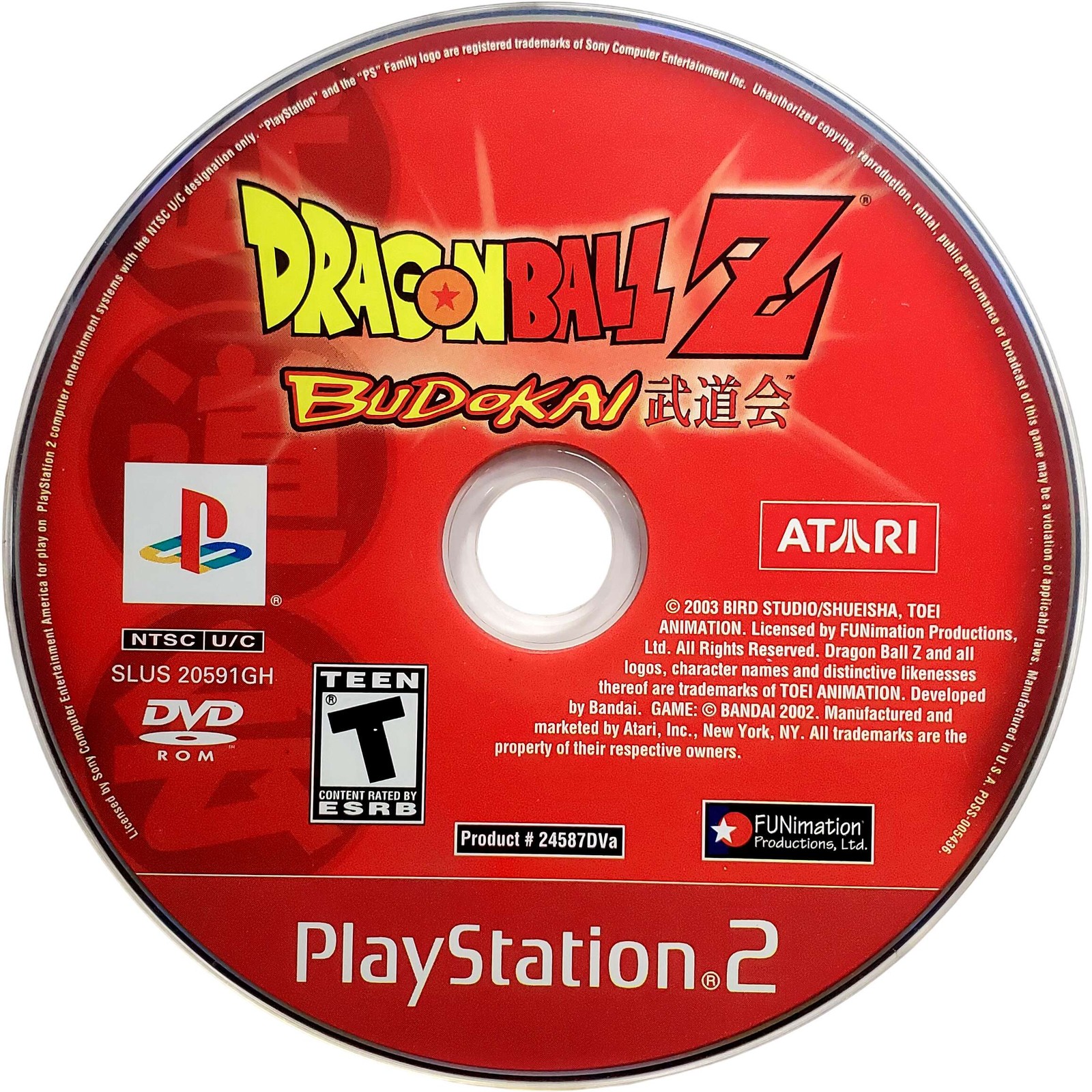 Dragon Ball Z Budokai Greatest Hits – Sony Playstation 2 Pristine Authentic