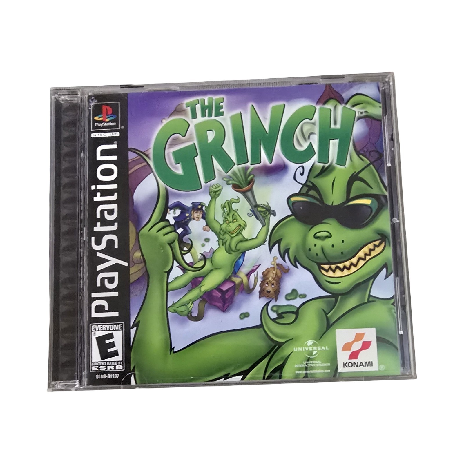 Playstation 1 PS1 ” The Grinch ” Game – US region – 2000 CIB