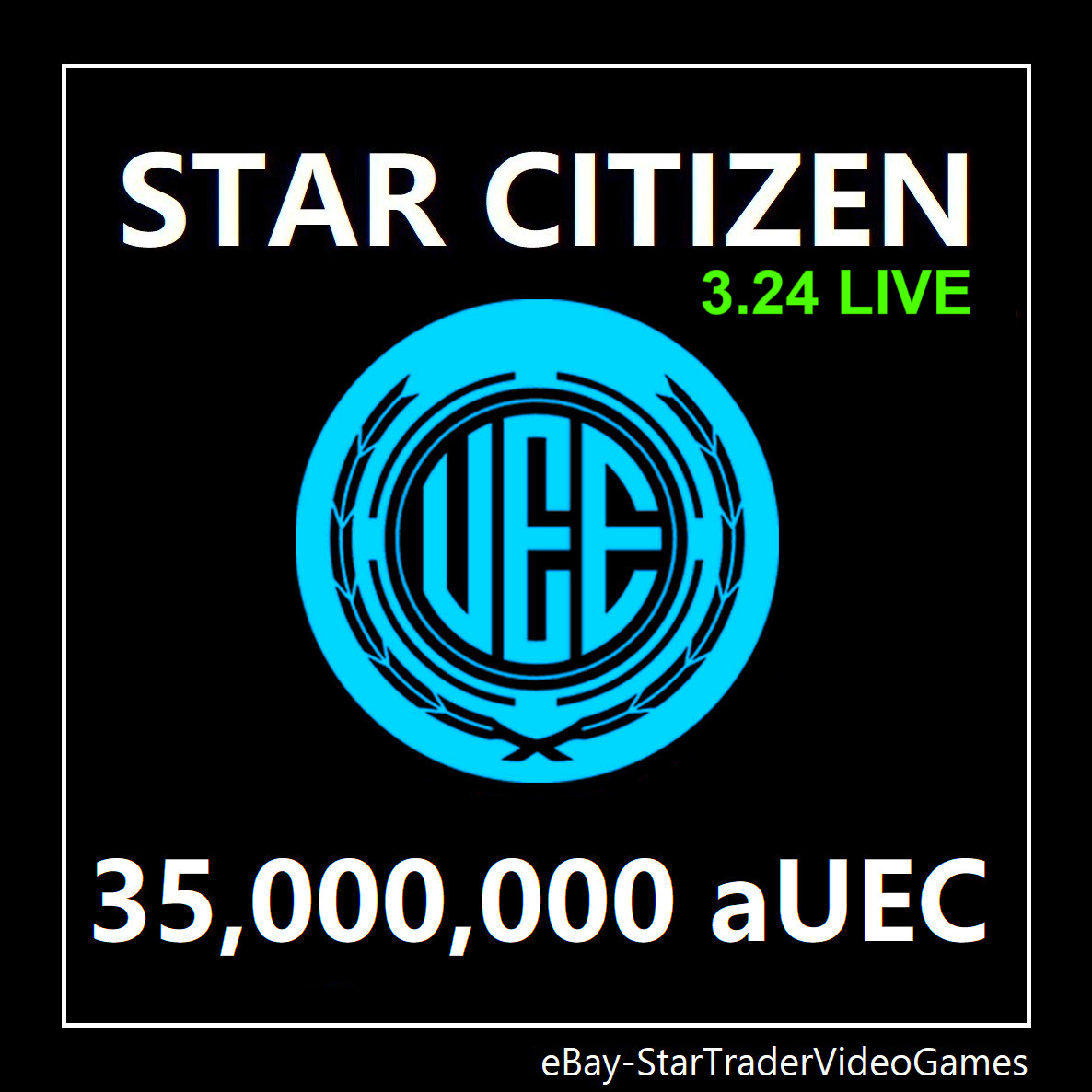 STAR CITIZEN – 35,000,000 aUEC (Alpha UEC) for 3.24 LIVE