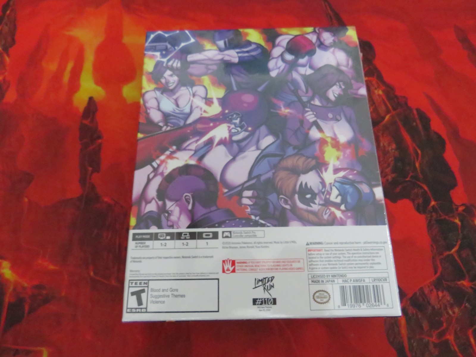 The Takeover Nintendo switch Collector’s Edition Limited Run #110 NEW & SEAL