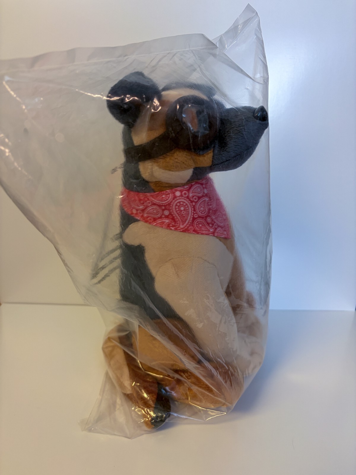Fallout 4 Dogmeat Plush Stuffed Animal Bethesda Dog Bandana & Goggles