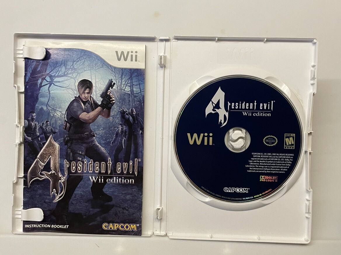 Resident Evil 4 Wii Edition Nintendo Game Complete W/ Manual Tested CIB