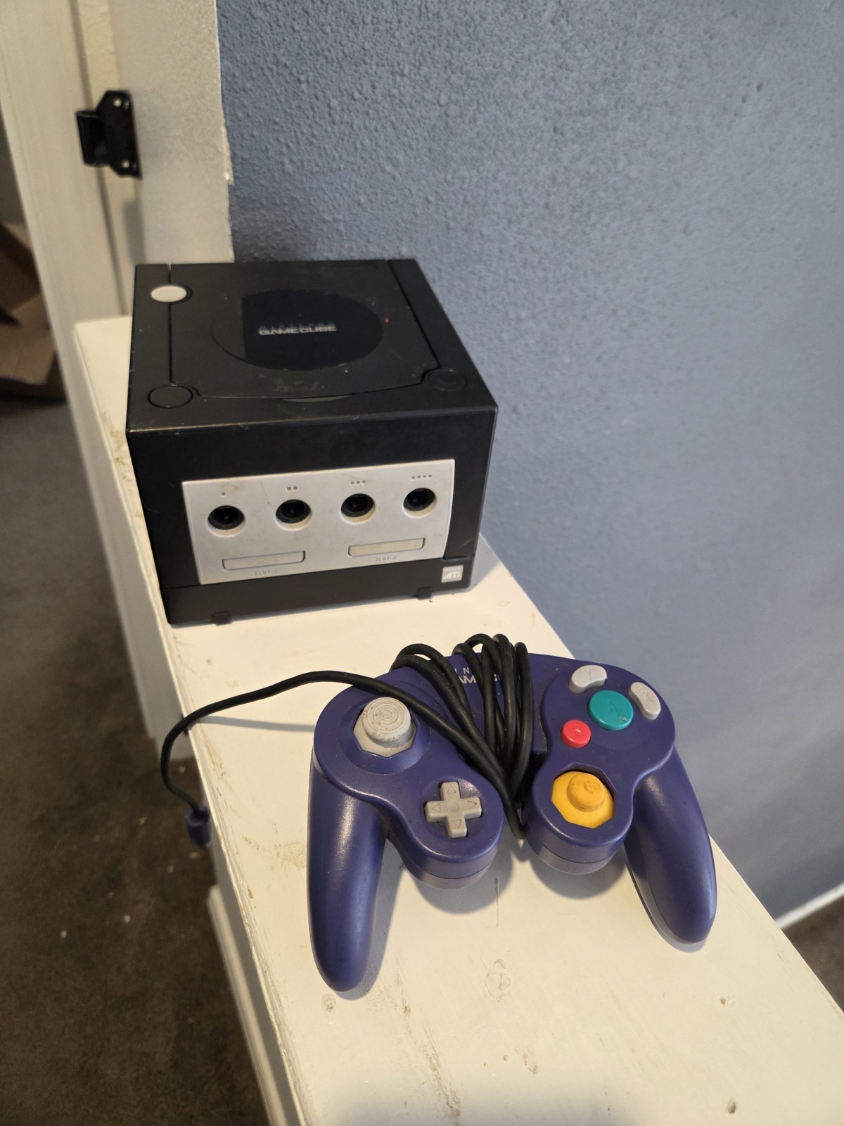 Black GameCube And Controller