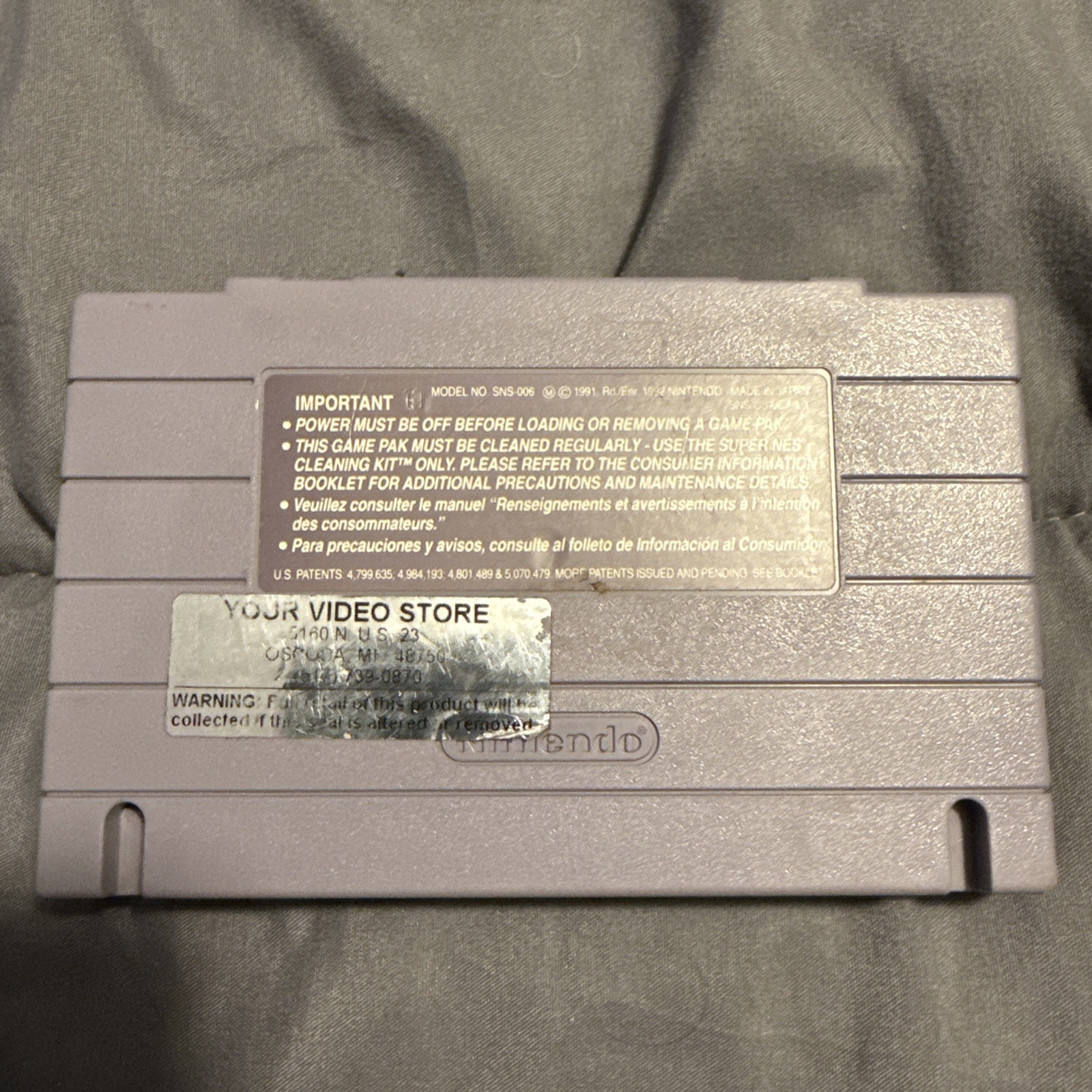 SNES Super Nintendo Kirby Superstar Cleaned & Tested