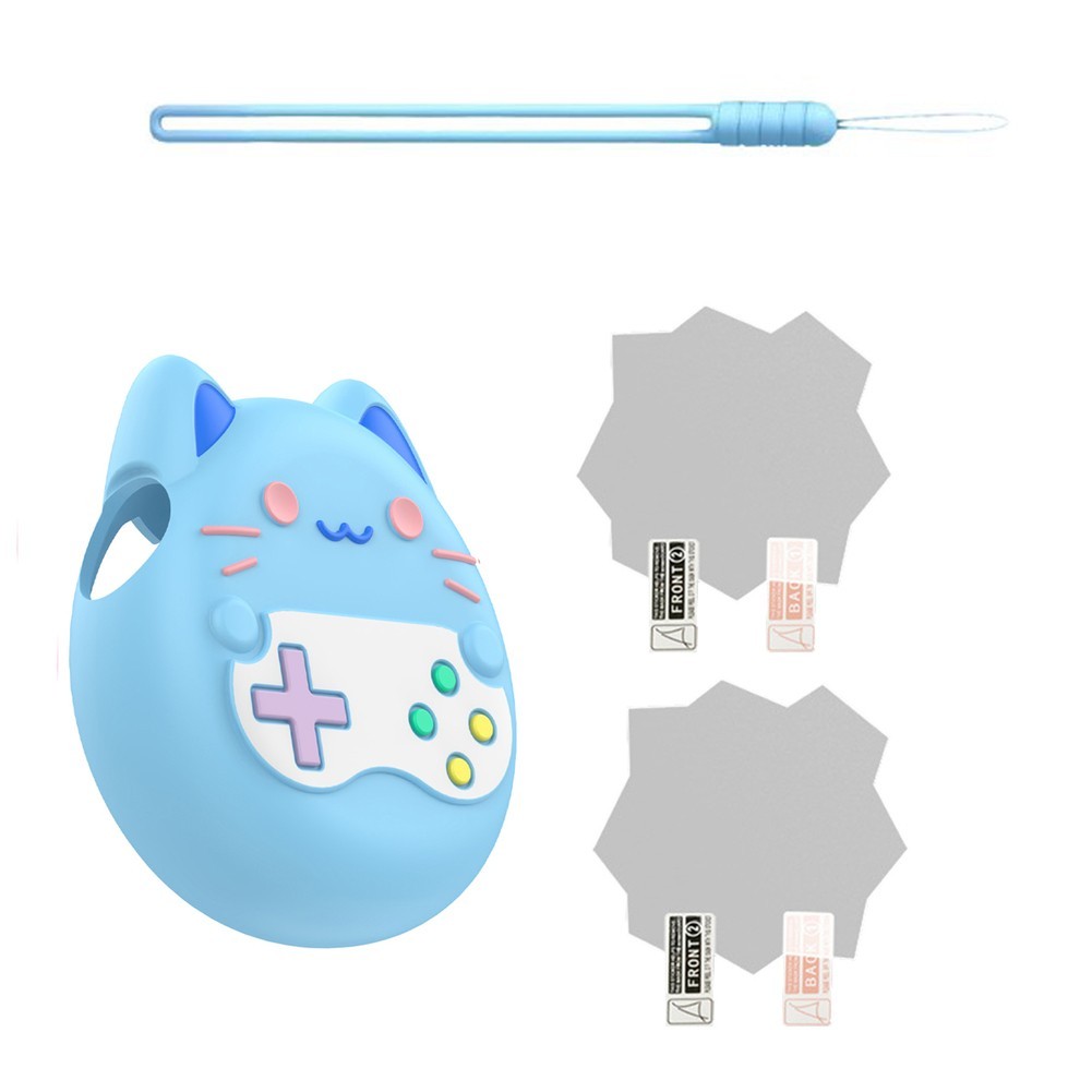 Silicone Protective Case Compatible with For Tamagotchi Paradise with Lanyard