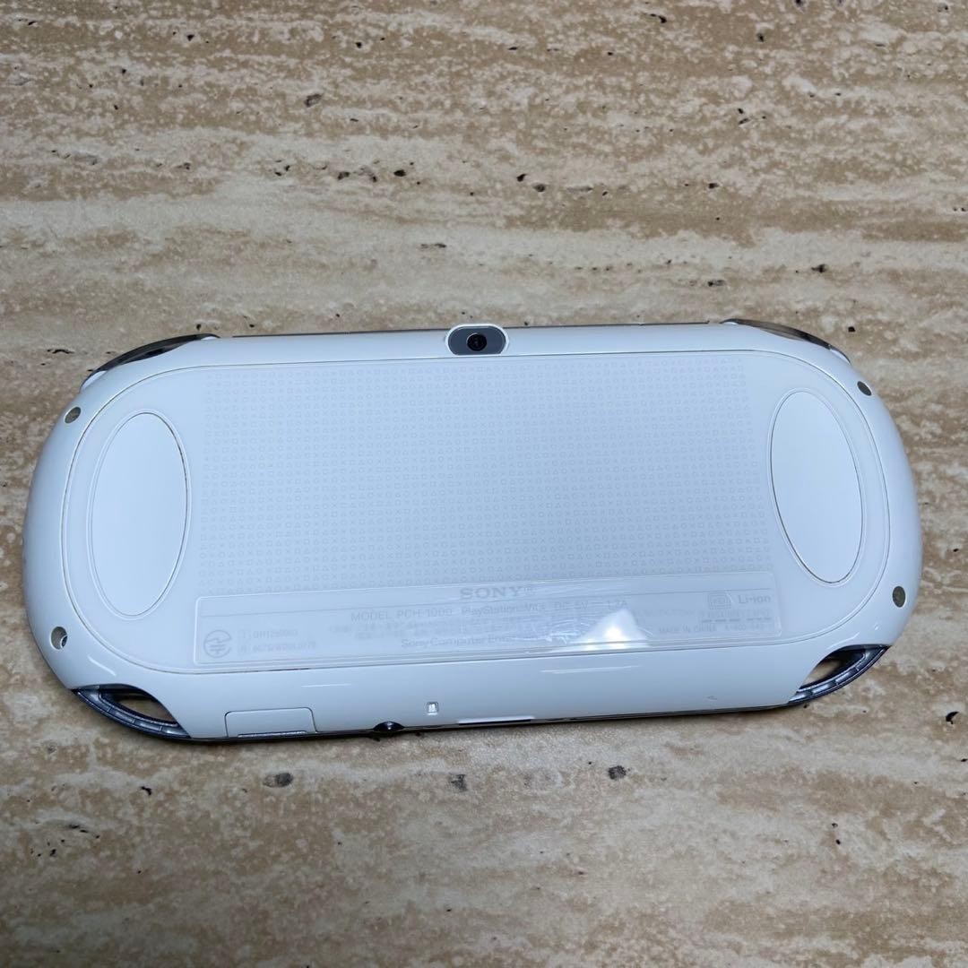PS Vita PCH-1000 Crystal White Console White Tested Working Good Condition 7250