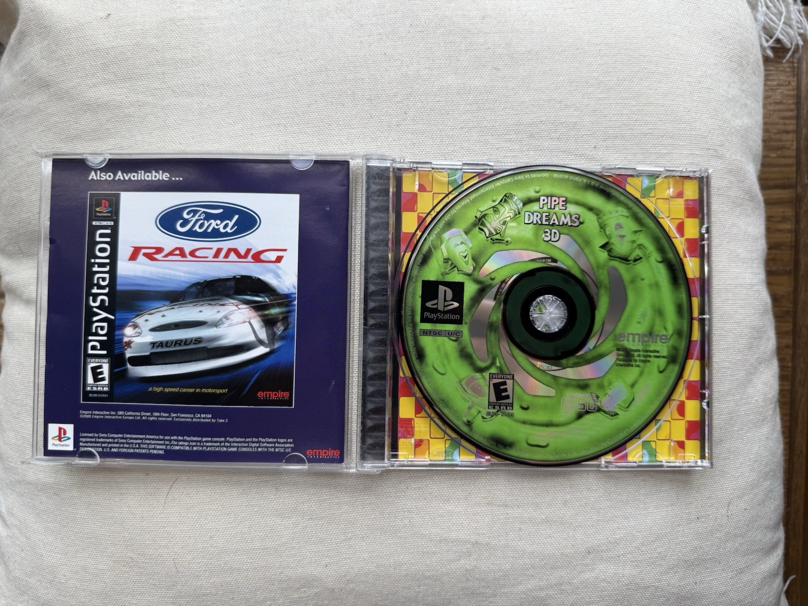 Sony PlayStation PS1 7 Game Lot w/ Cases: Pac-Man World, Lilo & Stitch, Spyro
