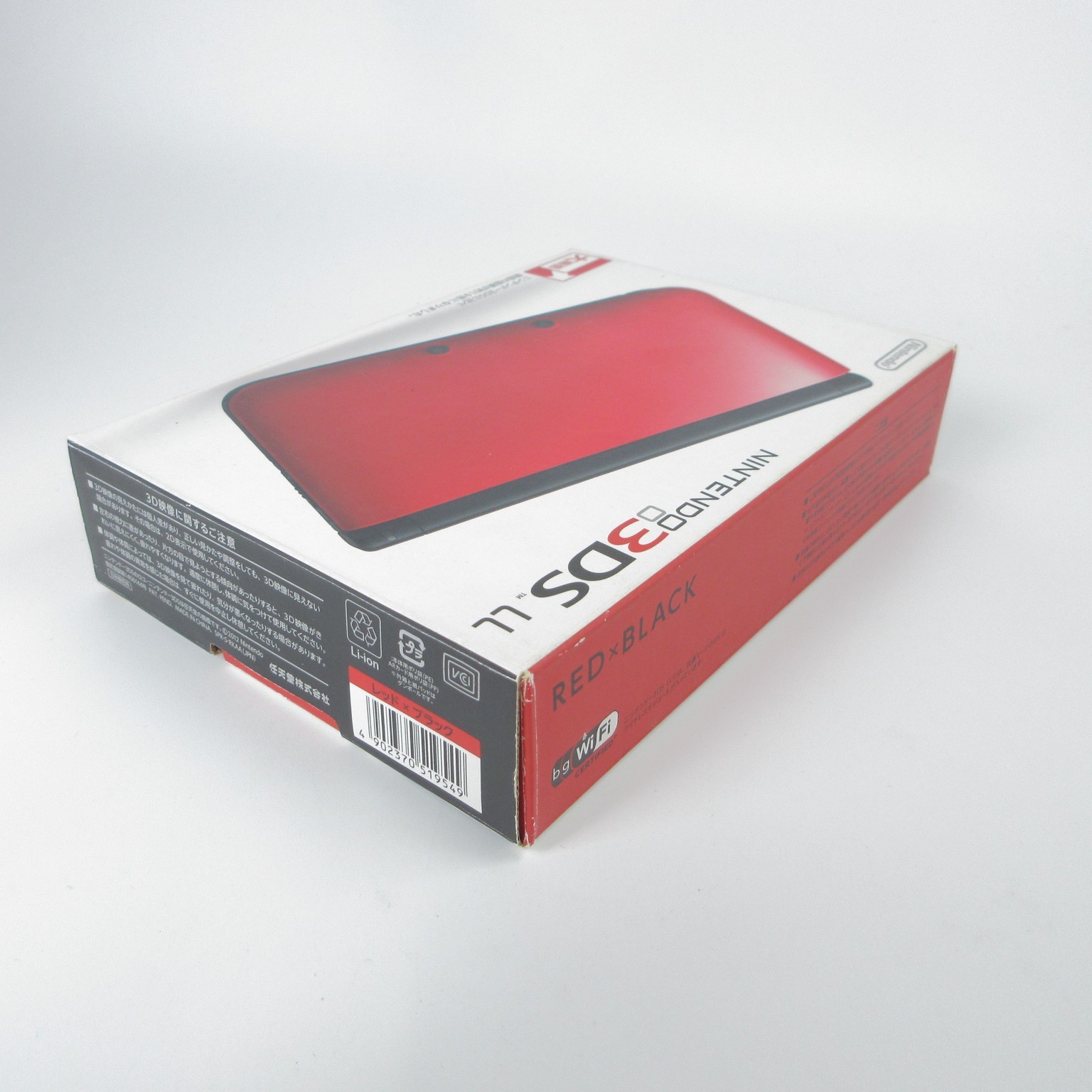 【Excellent】Nintendo 3DS LL XL Red x Black Console Japanese Edition #DEN0218/01