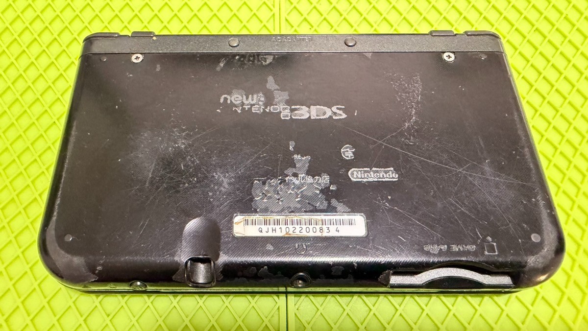 New Nintendo 3DS LL XL Metallic Black Console Japan NTSC-J Junk No Battery