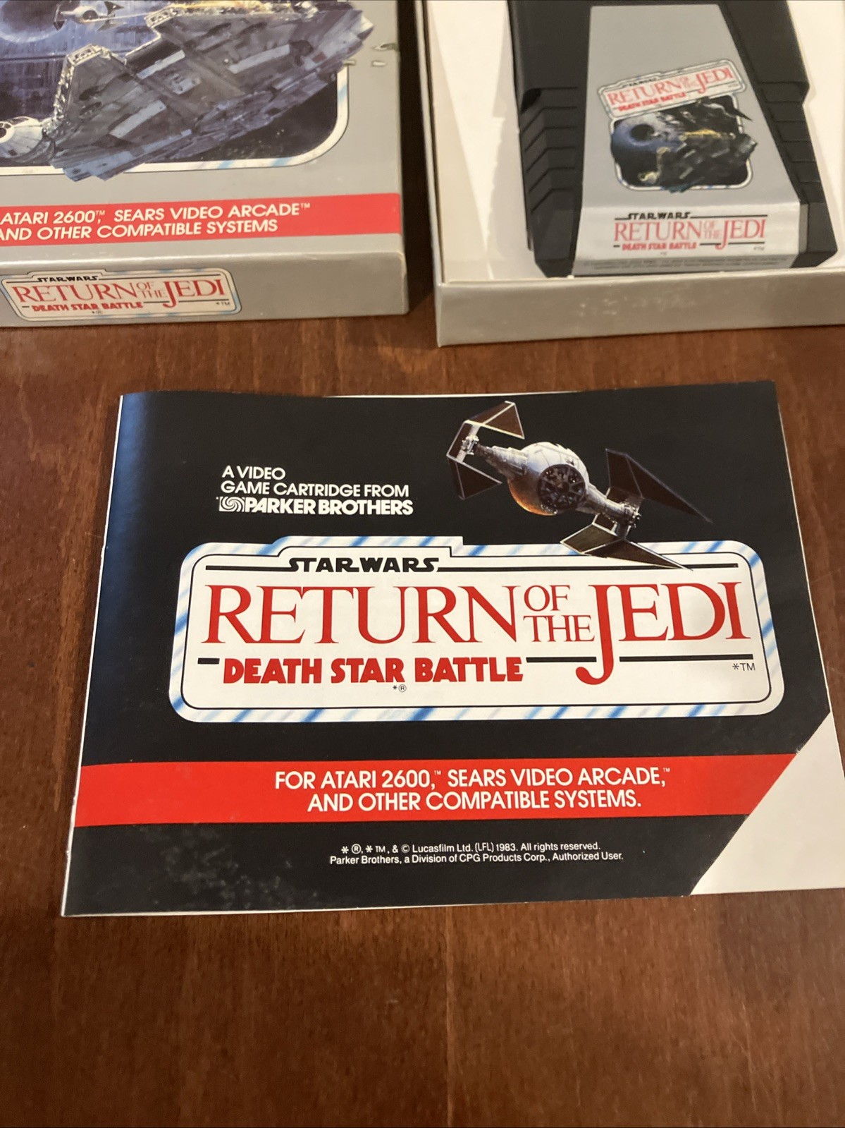 Star Wars: Return Of The Jedi – Death Star Battle – Atari 2600 [CIB]