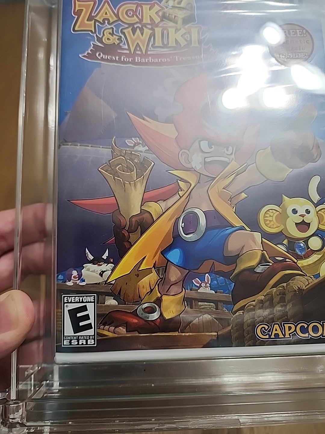 Zack & Wiki Quest for Barbaros Treasure Nintendo Wii new Magnetic Puzzle Variant