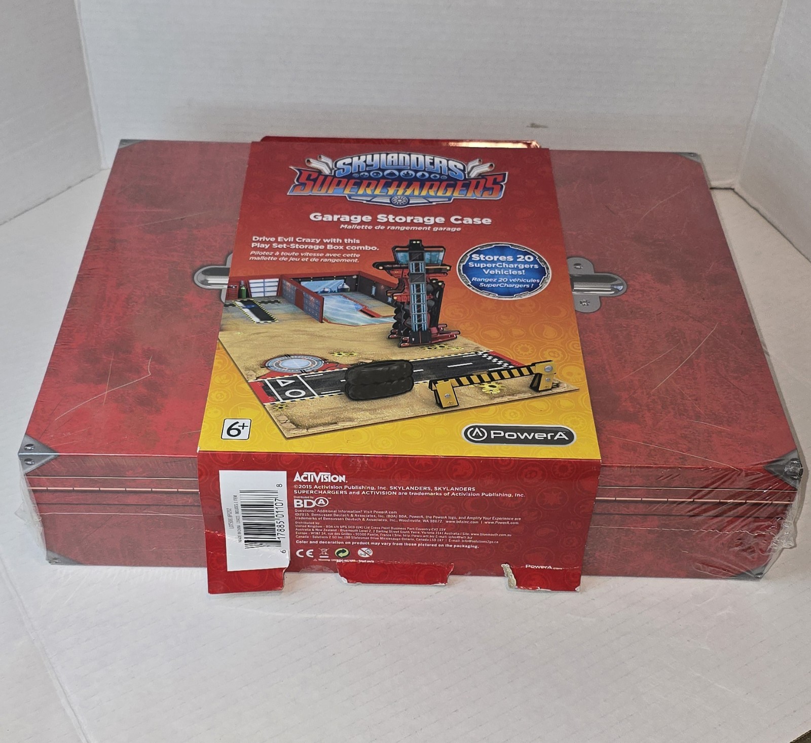 PowerA Skylanders Superchargers Garage Storage Case – Stores 20 Vehicles *NEW*
