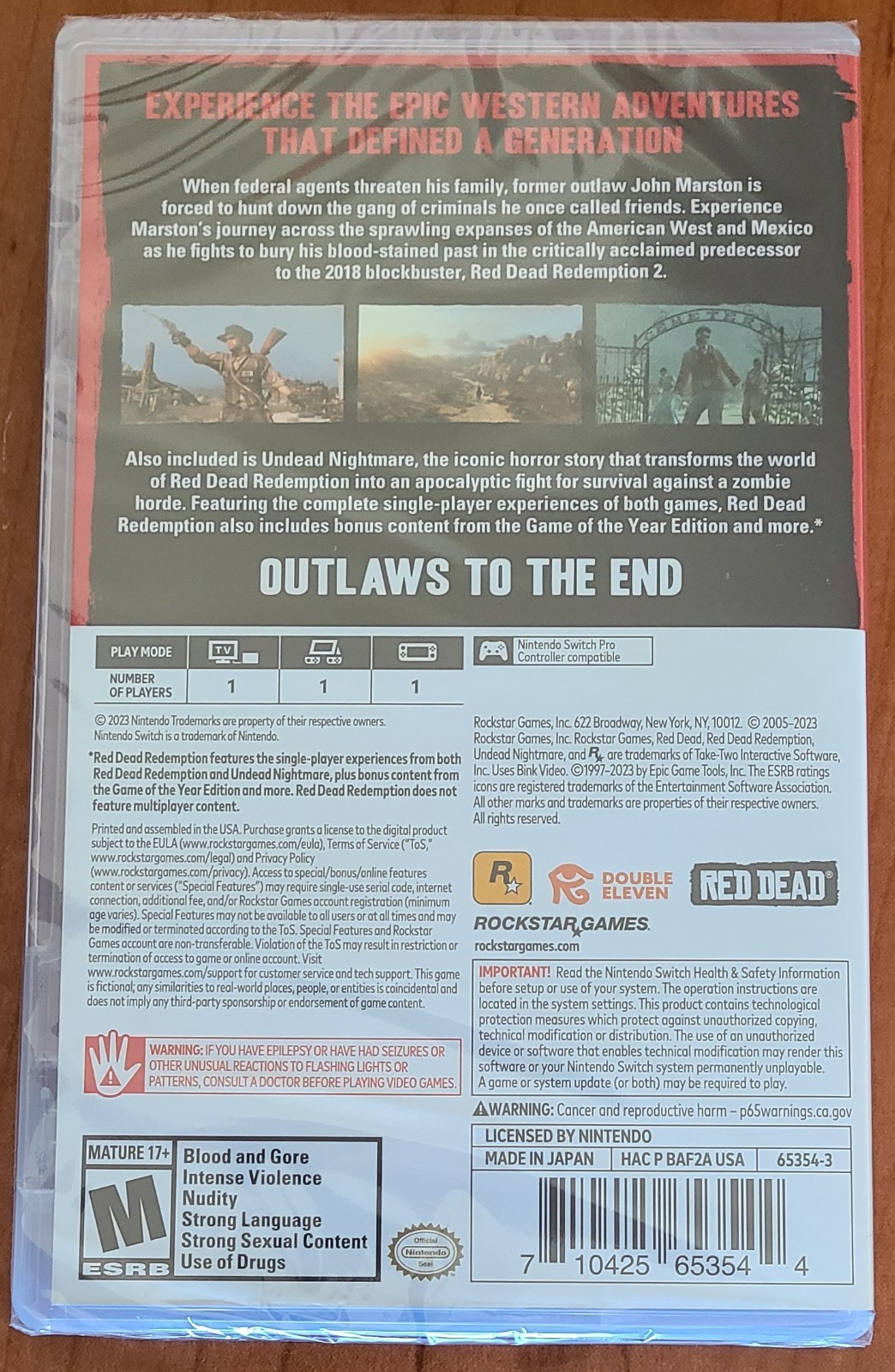 Red Dead Redemption – Nintendo Switch (NEW)