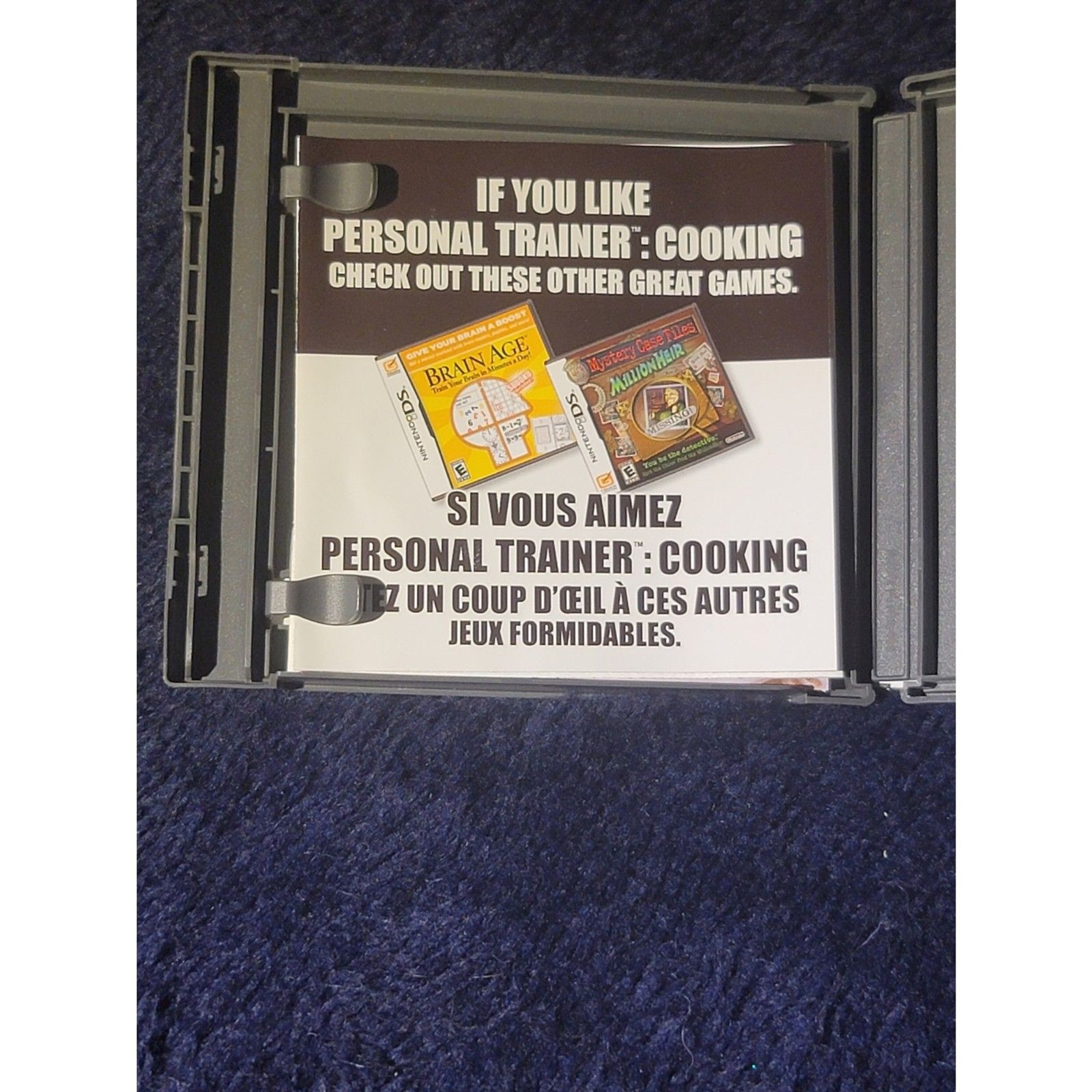 Personal Trainer: Cooking for Nintendo DS, 2DS & 3DS