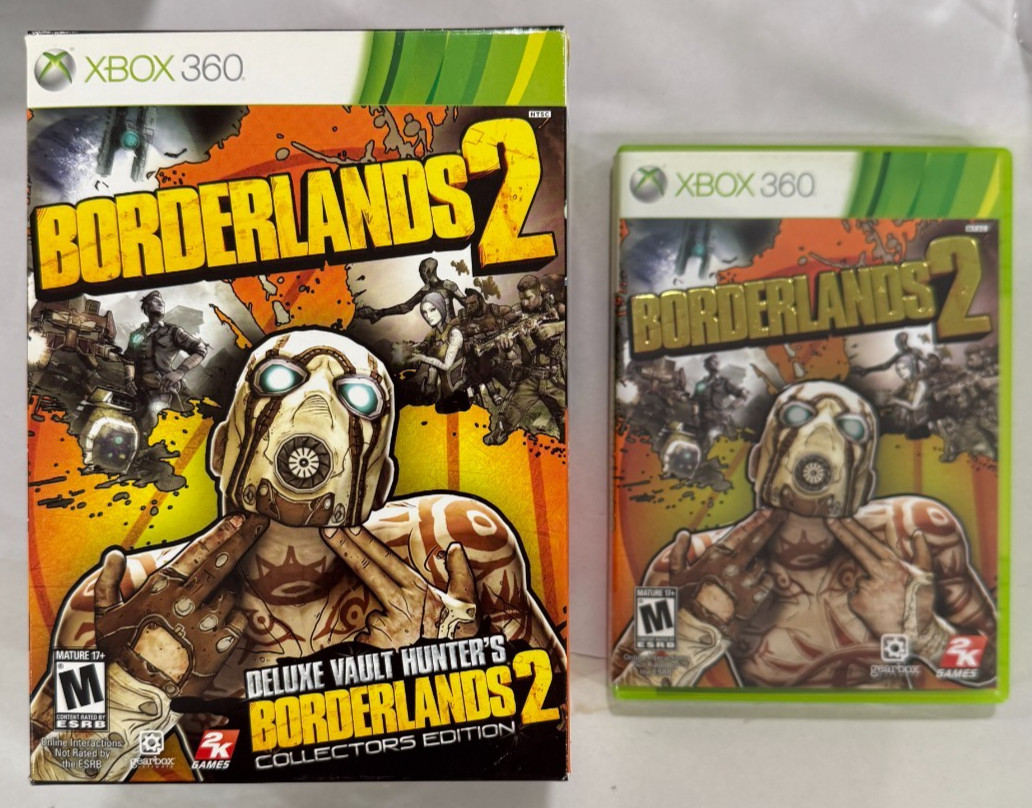 Borderlands 2: Deluxe Vault Hunters Collectors Edition – CIB – Complete