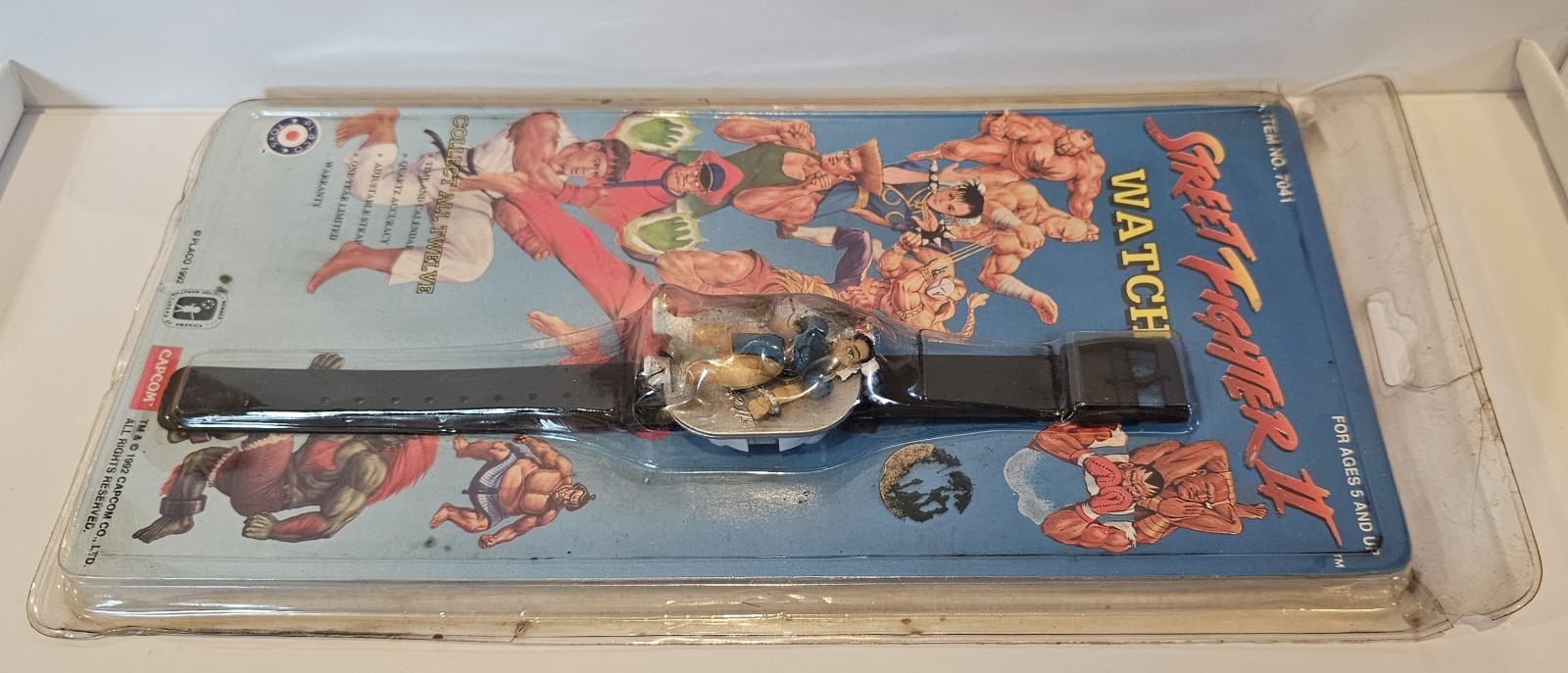 NEW STREET FIGHTER II CHUN Li WATCH SEALED VINTAGE 1992 TOY SF 2 WRISTWATCH