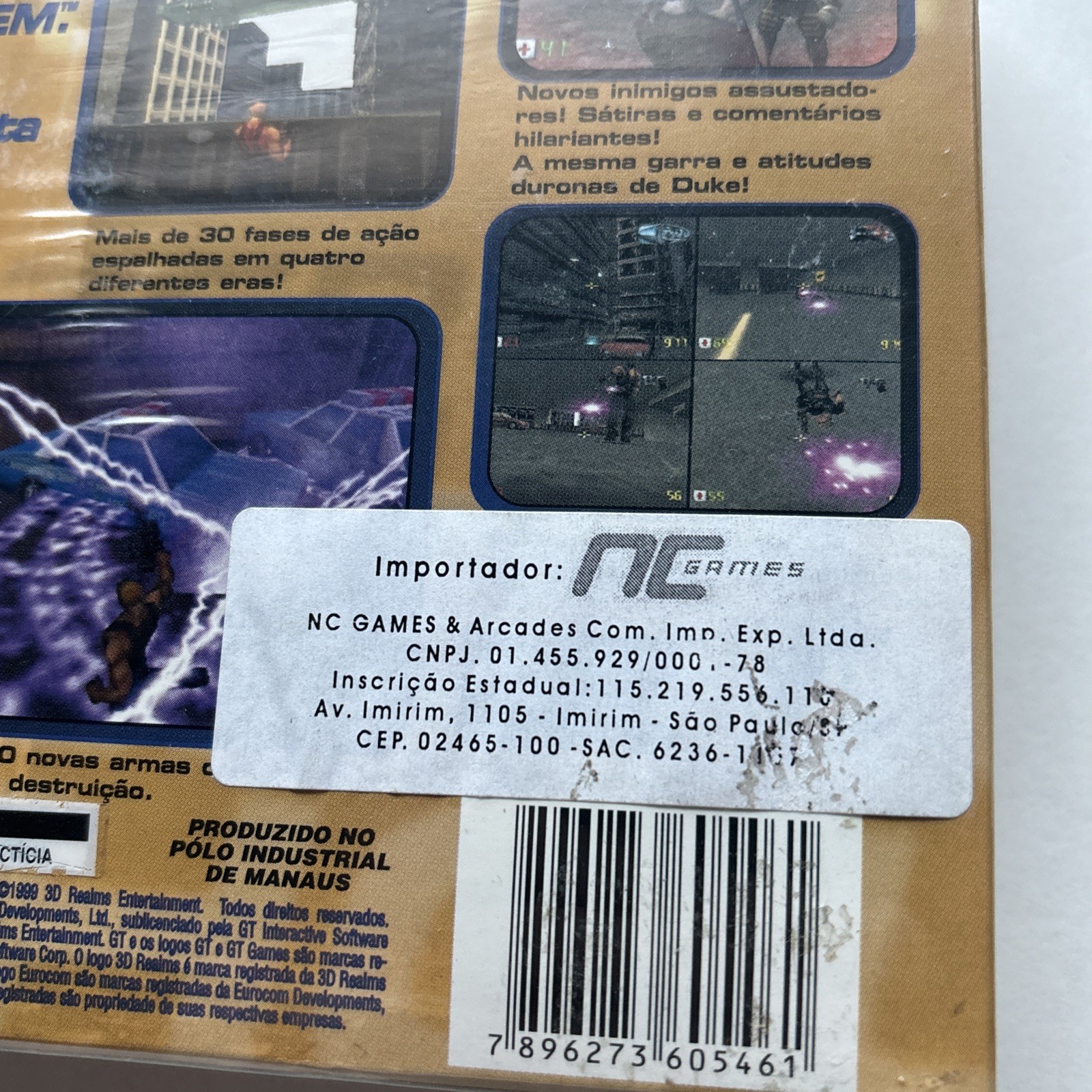 New Duke Nukem: Zero Hour Nintendo 64 N64 Gradient Brazil Import Sealed NES Rare