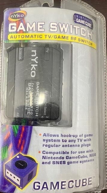 Nyko RF Game Switch for Nintendo Game Cube N64 Super Nintendo SNES -New – Sealed