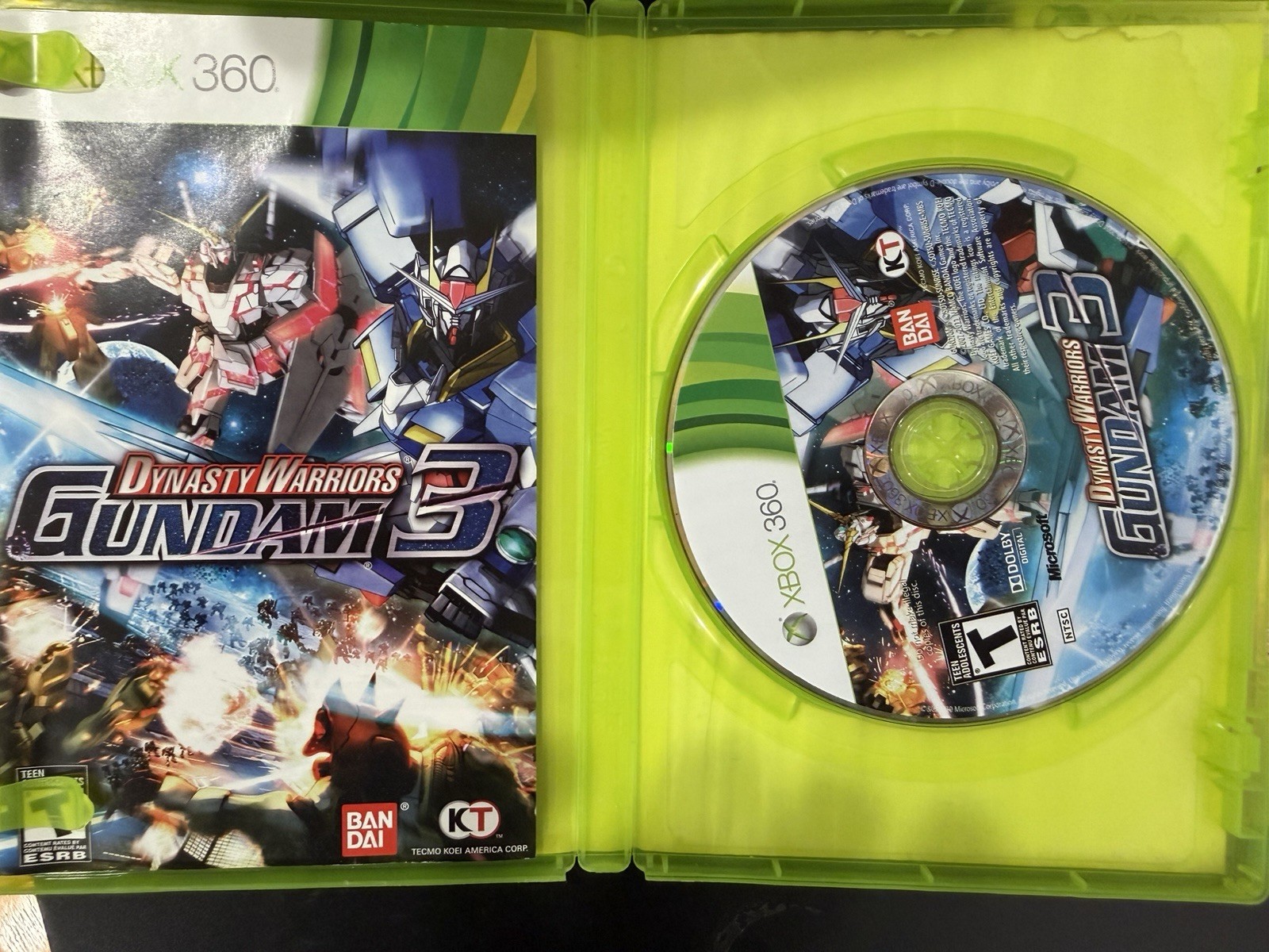 Dynasty Warriors: Gundam 3 (Microsoft Xbox 360, 2011) Complete CIB