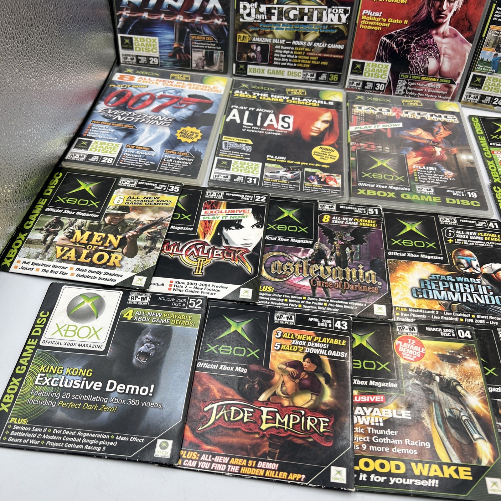 Official Xbox Magazine Demo Disc Lot Of 18 (Original Xbox, Xbox 360)