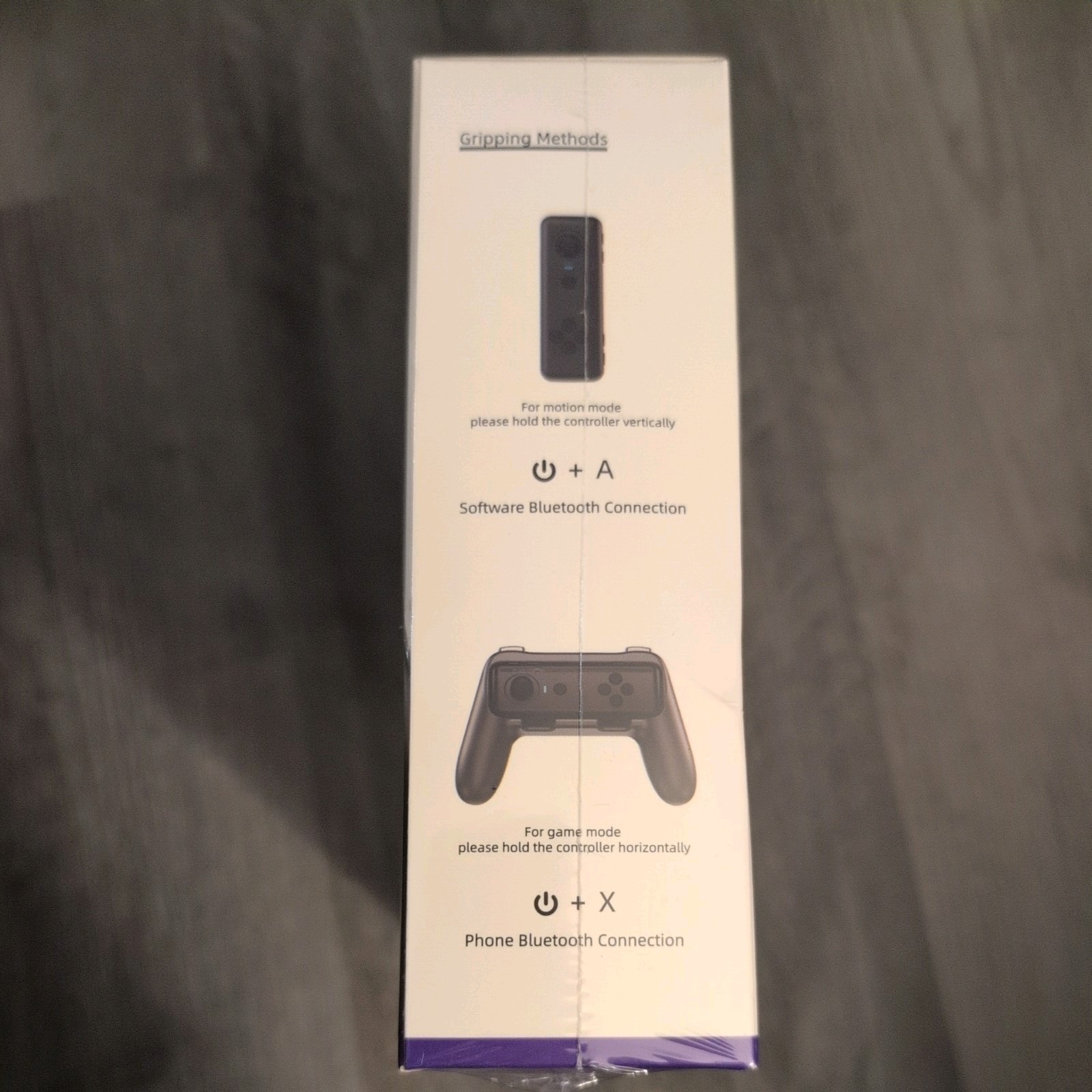 L05 Wireless Mobile Phone Controller Gamepad, Black, Built-In Holder Android iOS