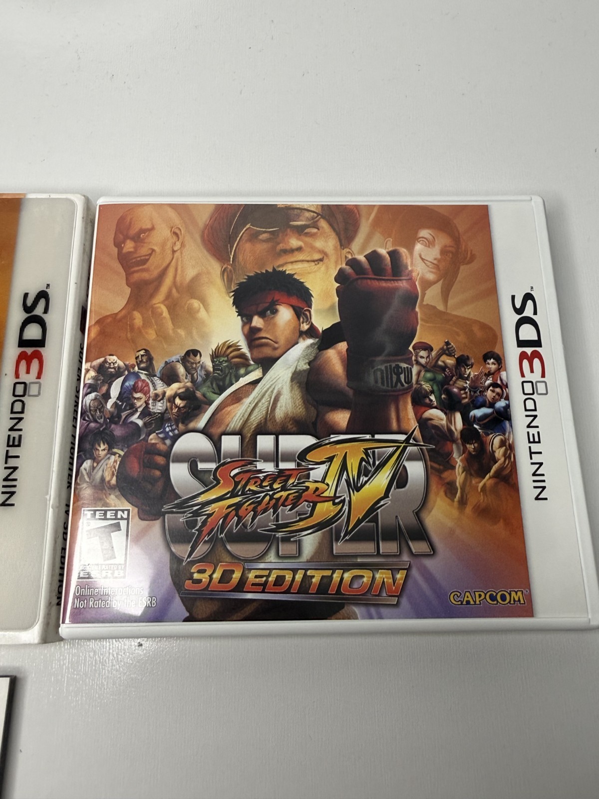Super Street Fighter IV 3D (Nintendo 3DS, 2011) – Complete w Slip Cover – Tested
