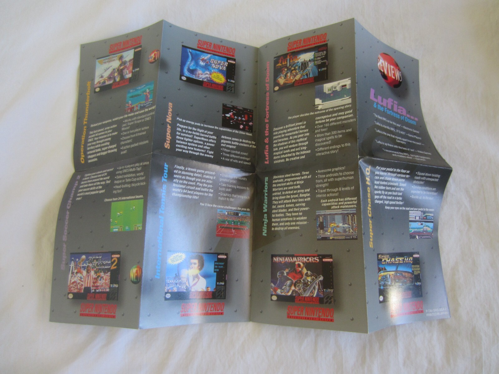 Operation Thunderbolt SNES Super Nintendo CIB 100% Complete Box 1994 Taito RARE