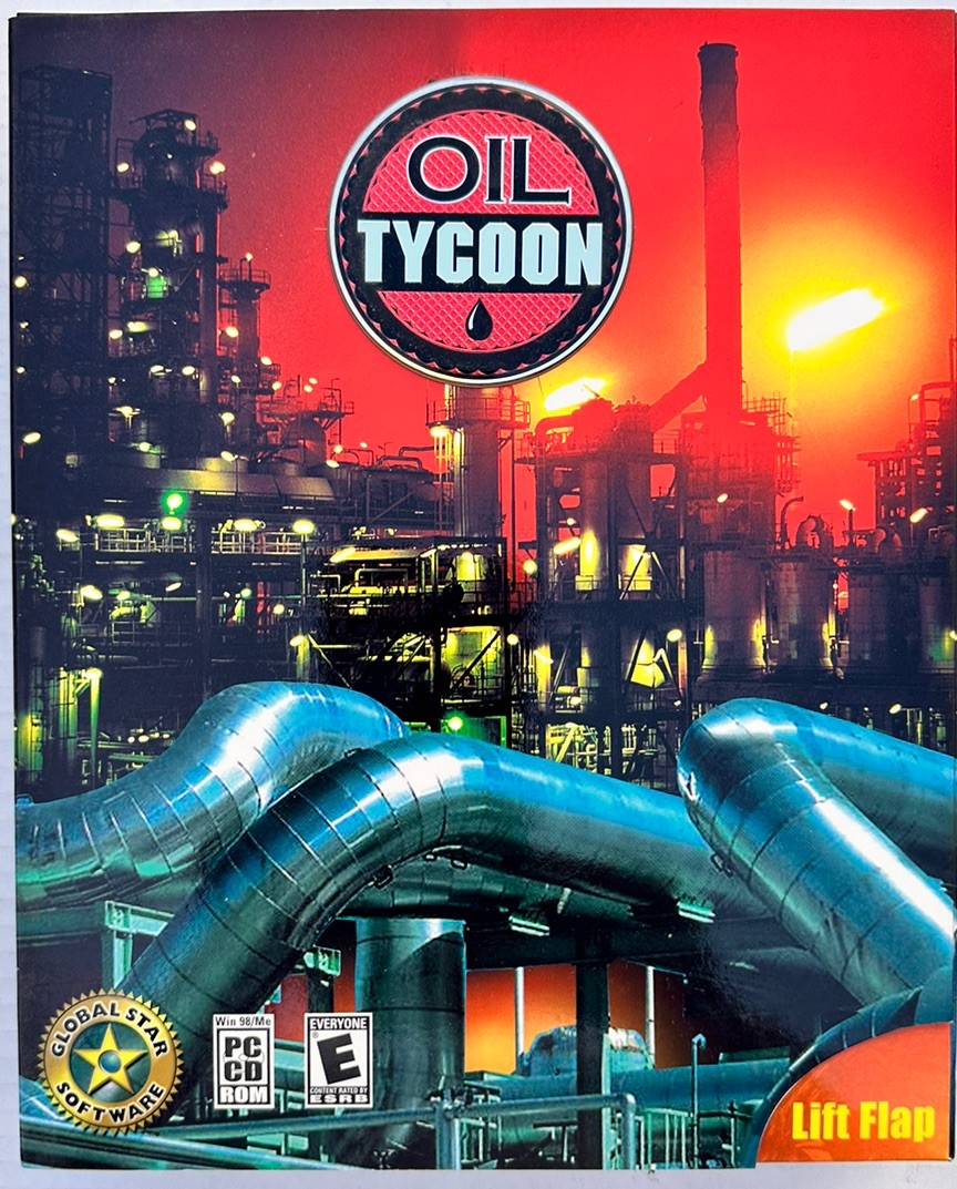 Oil Tycoon PC CD-ROM Big Box 2001 Computer Game By Global Star Software SEALED