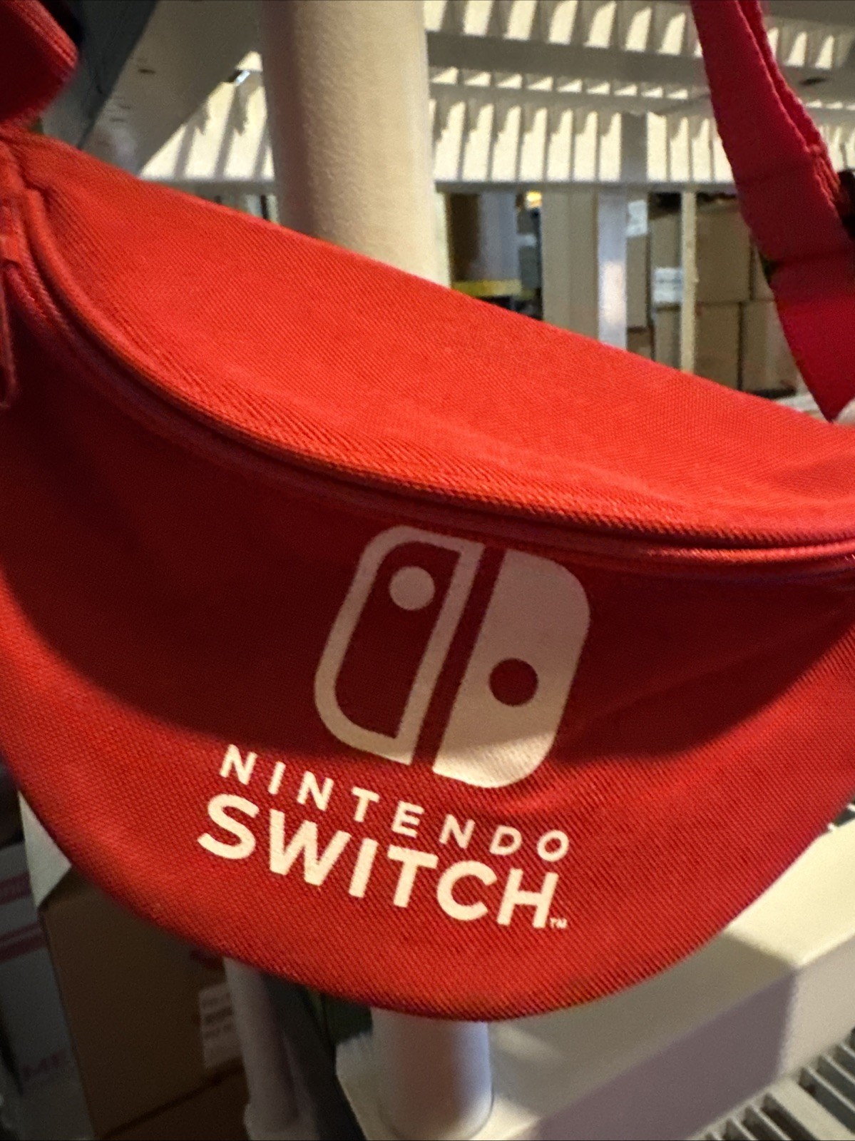 Nintendo Switch Together Tour Red Fanny Pack Adjustable Waist Promotional
