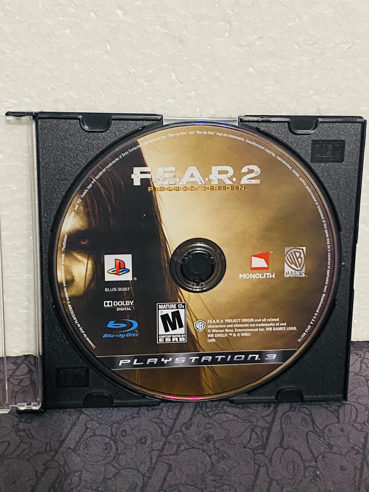 FEAR 2: Project Origin (Sony PlayStation 3) PS3 Clean 🧼 Disc Only