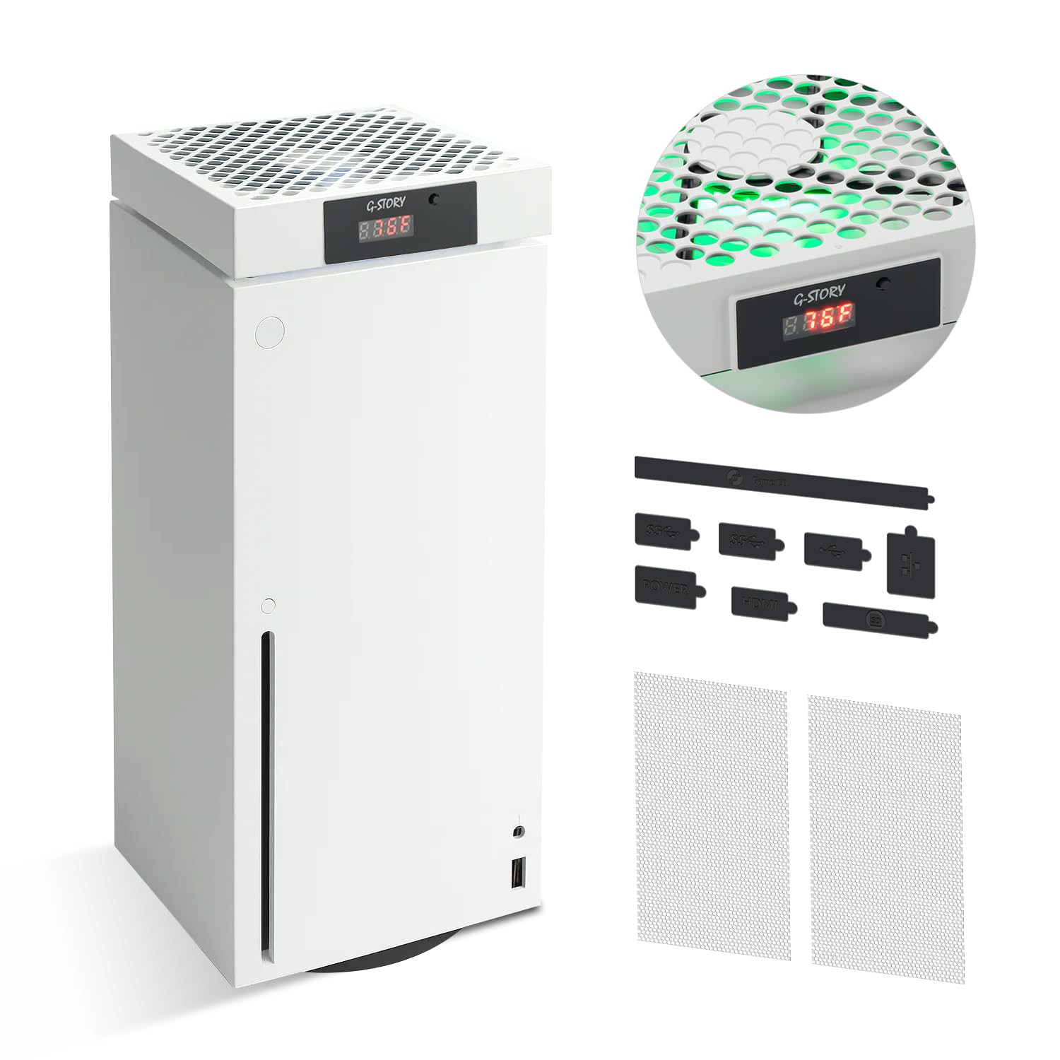 Cooling Fan for Xbox Series X with Automatic Fan Speed Adjustable