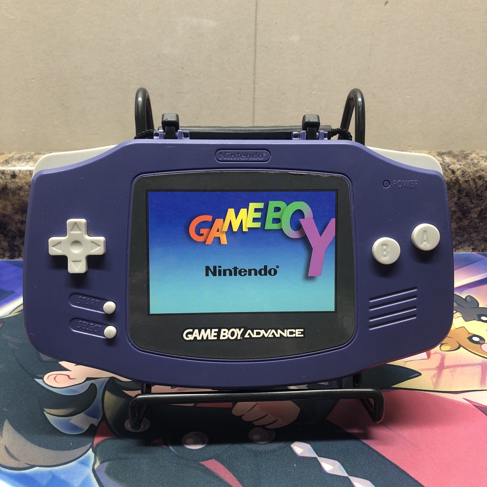 RARE Game Boy Advance Hard Shell Carrying Case 2002 ALS – Indigo Purple #ML