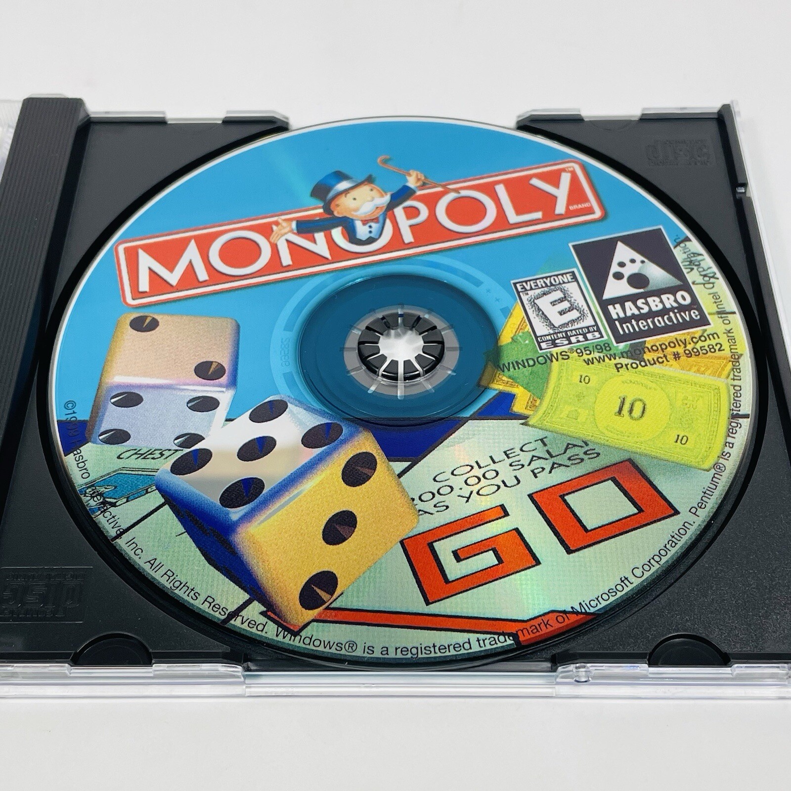 Monopoly by Hasbro Interactive Video Game for Windows PC CD-ROM